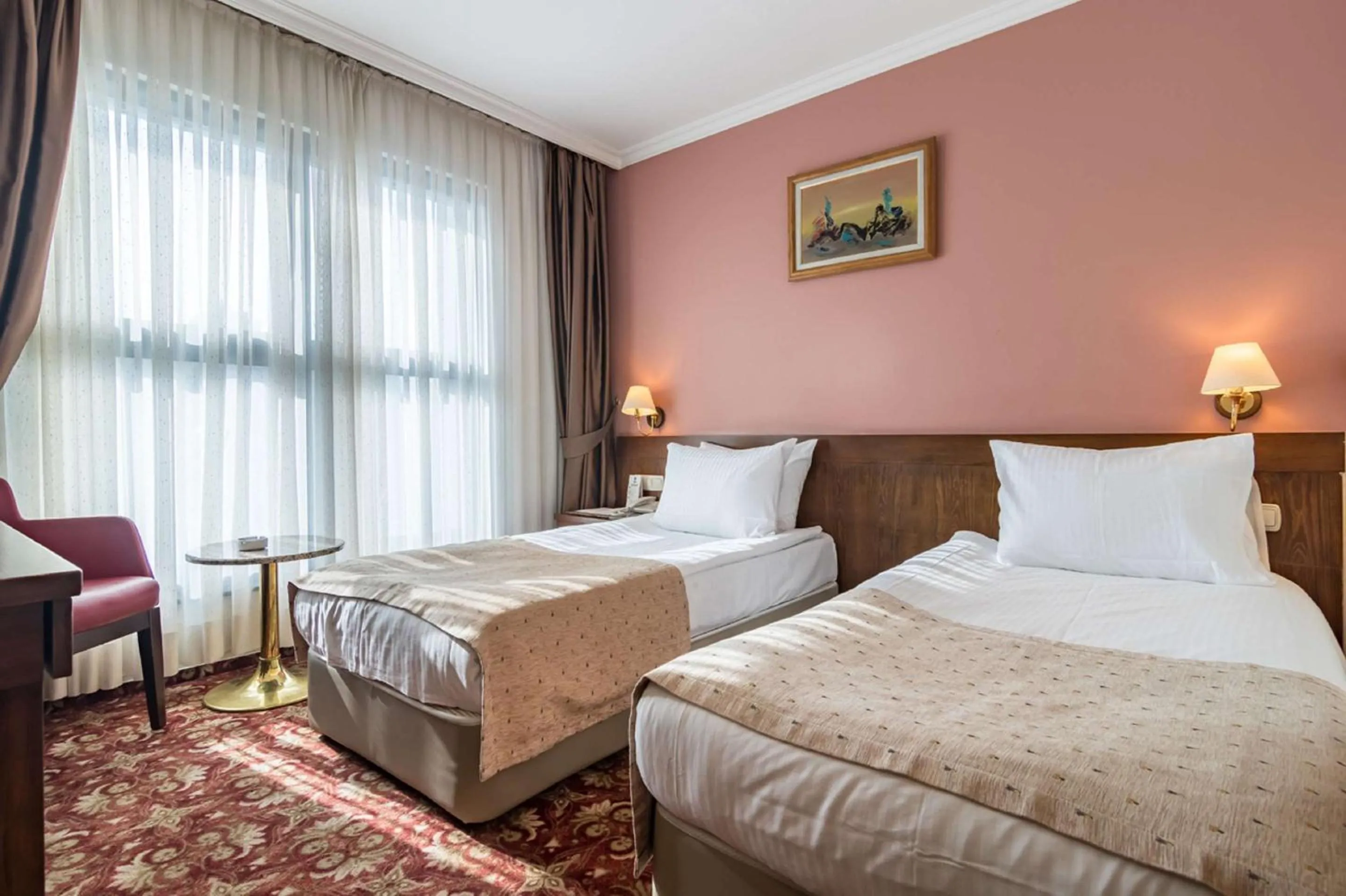 Double Room with Two Single Beds and Park View in Hotel 2000 Kavakldere