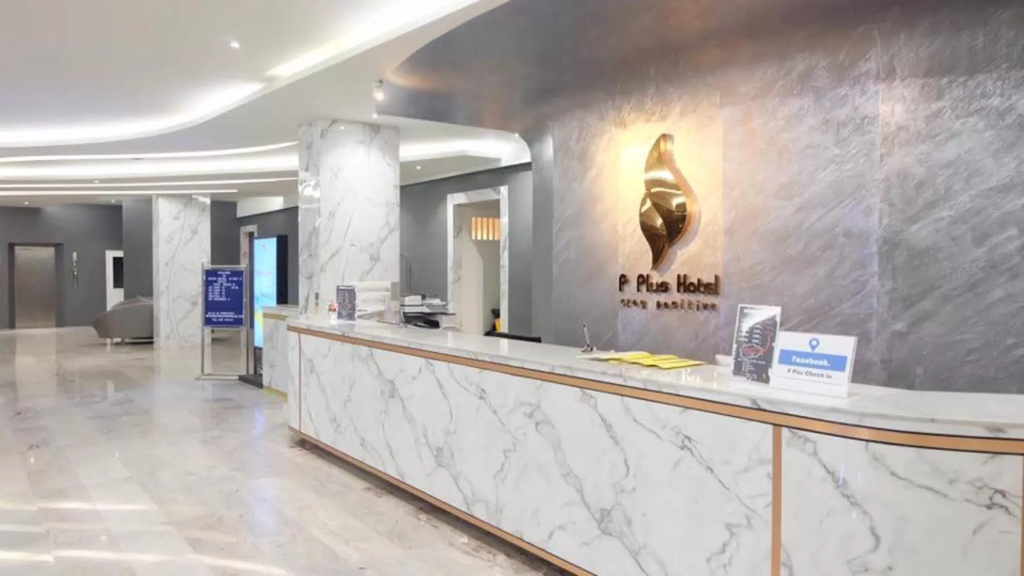 Lobby or reception in P Plus Hotel