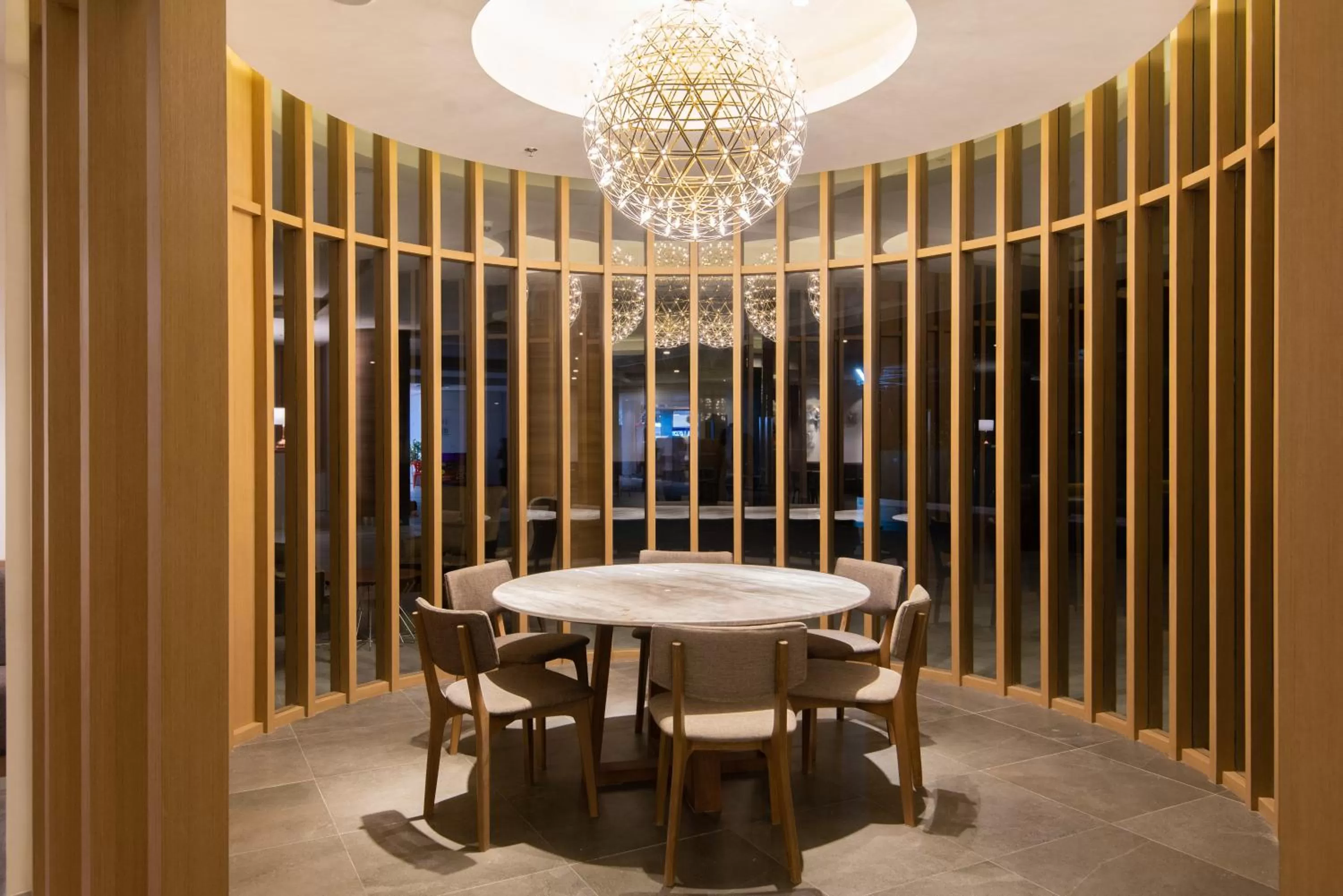 Dining area in Madison Bangkok Hotel