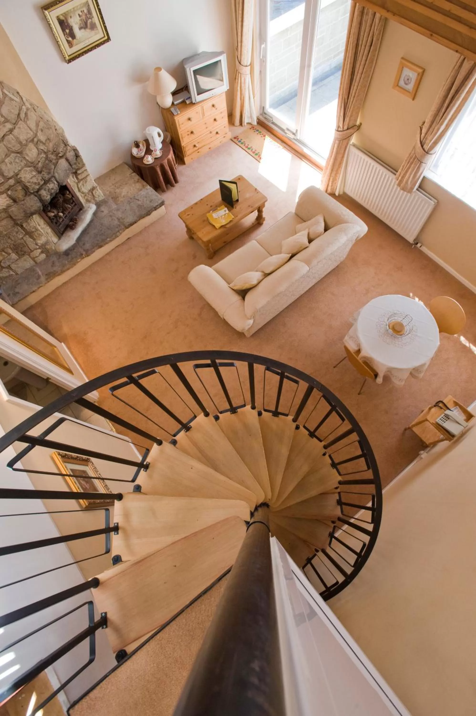 Living room in Bourne Hall Country Hotel