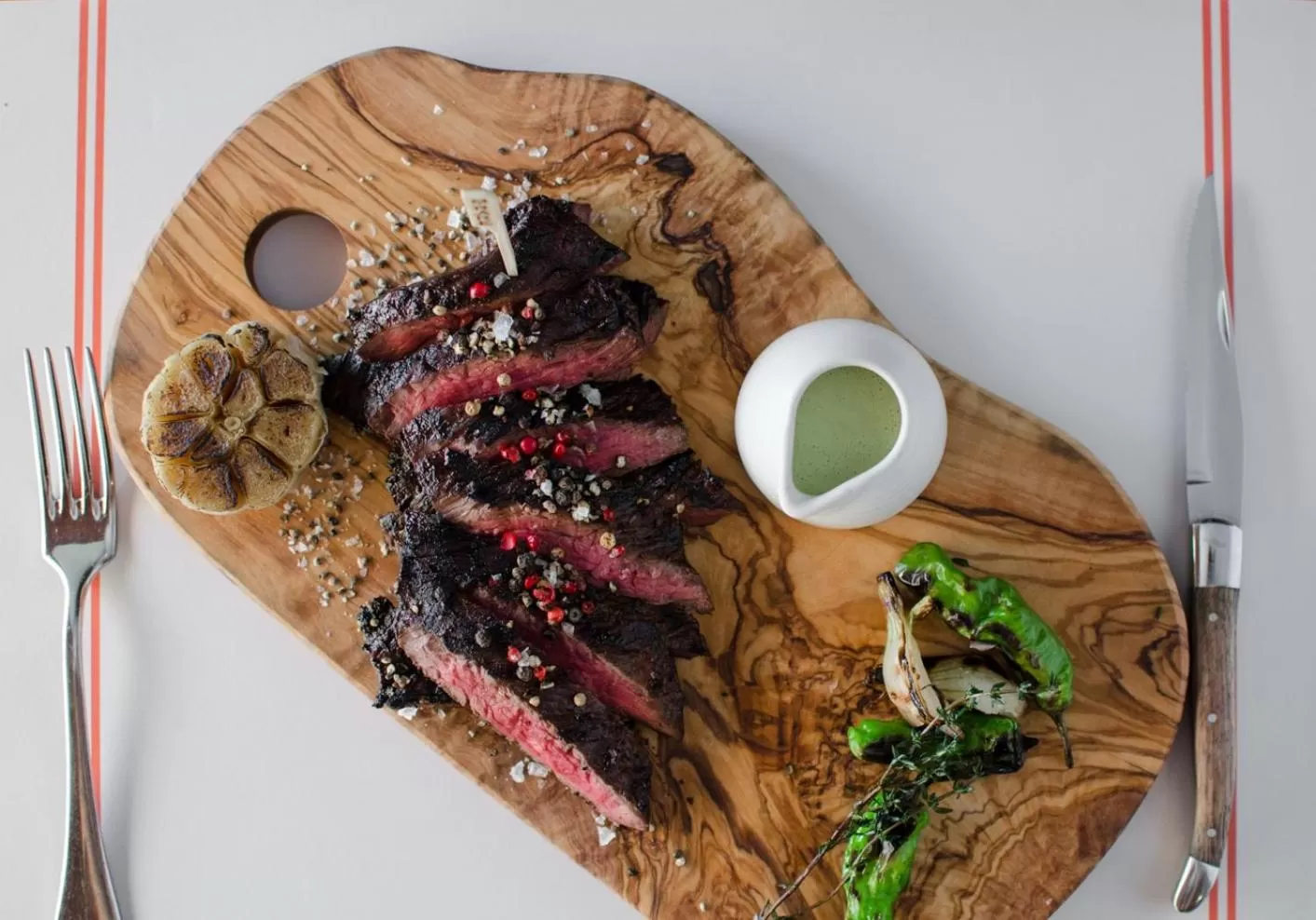 Food close-up in The Betsy Hotel, South Beach