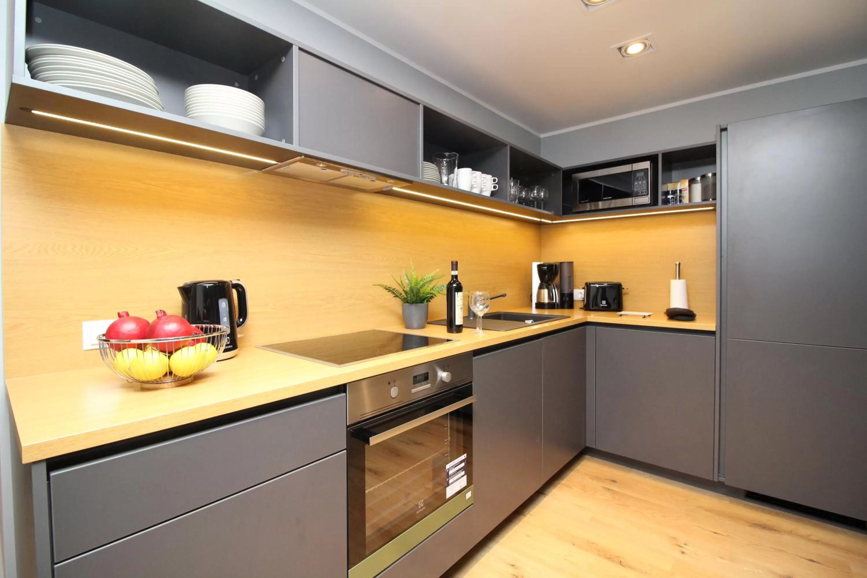 Kitchen or kitchenette in Tallinn City Apartments Old Town Suites