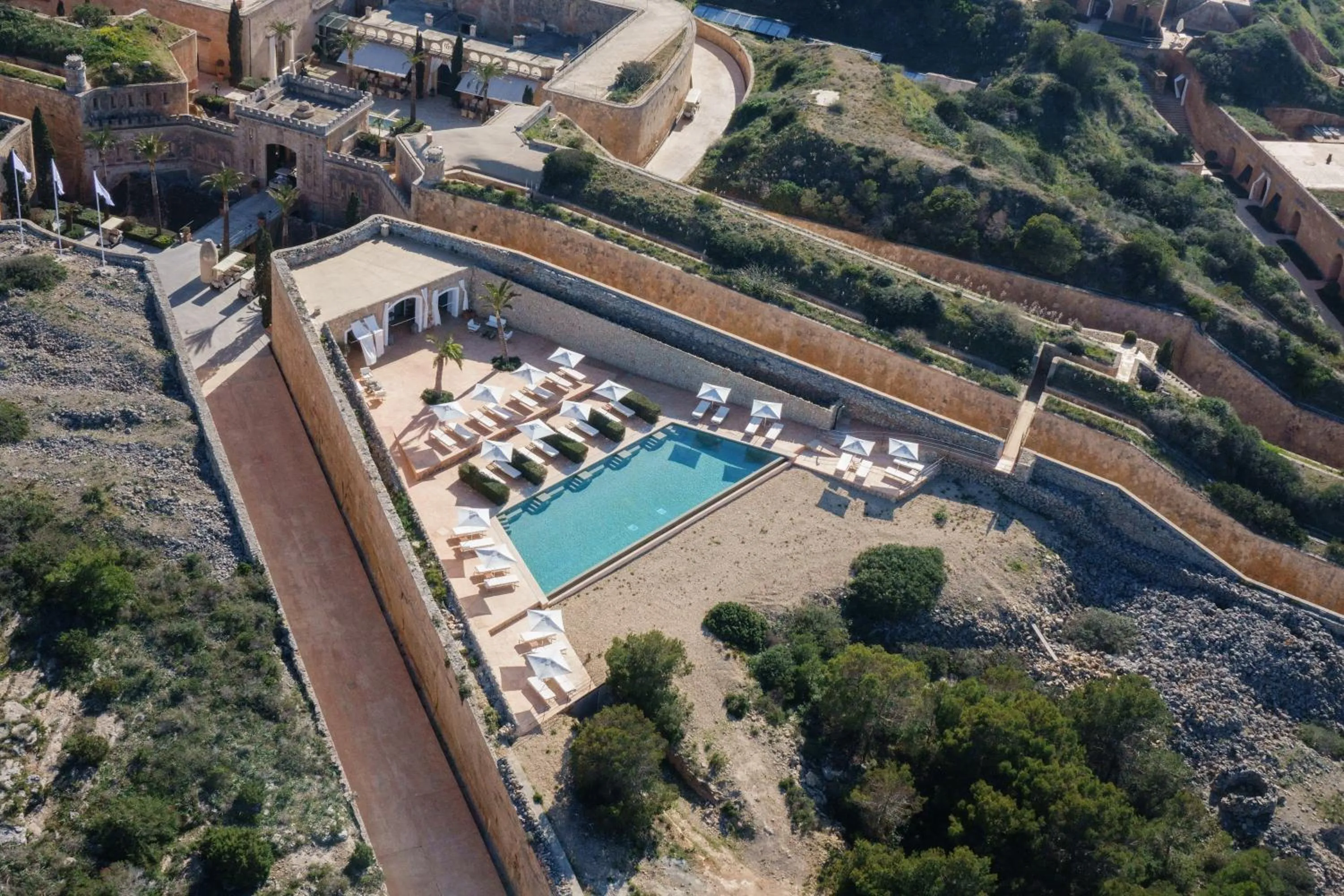 Bird's eye view in Cap Rocat, a Small Luxury Hotel of the World