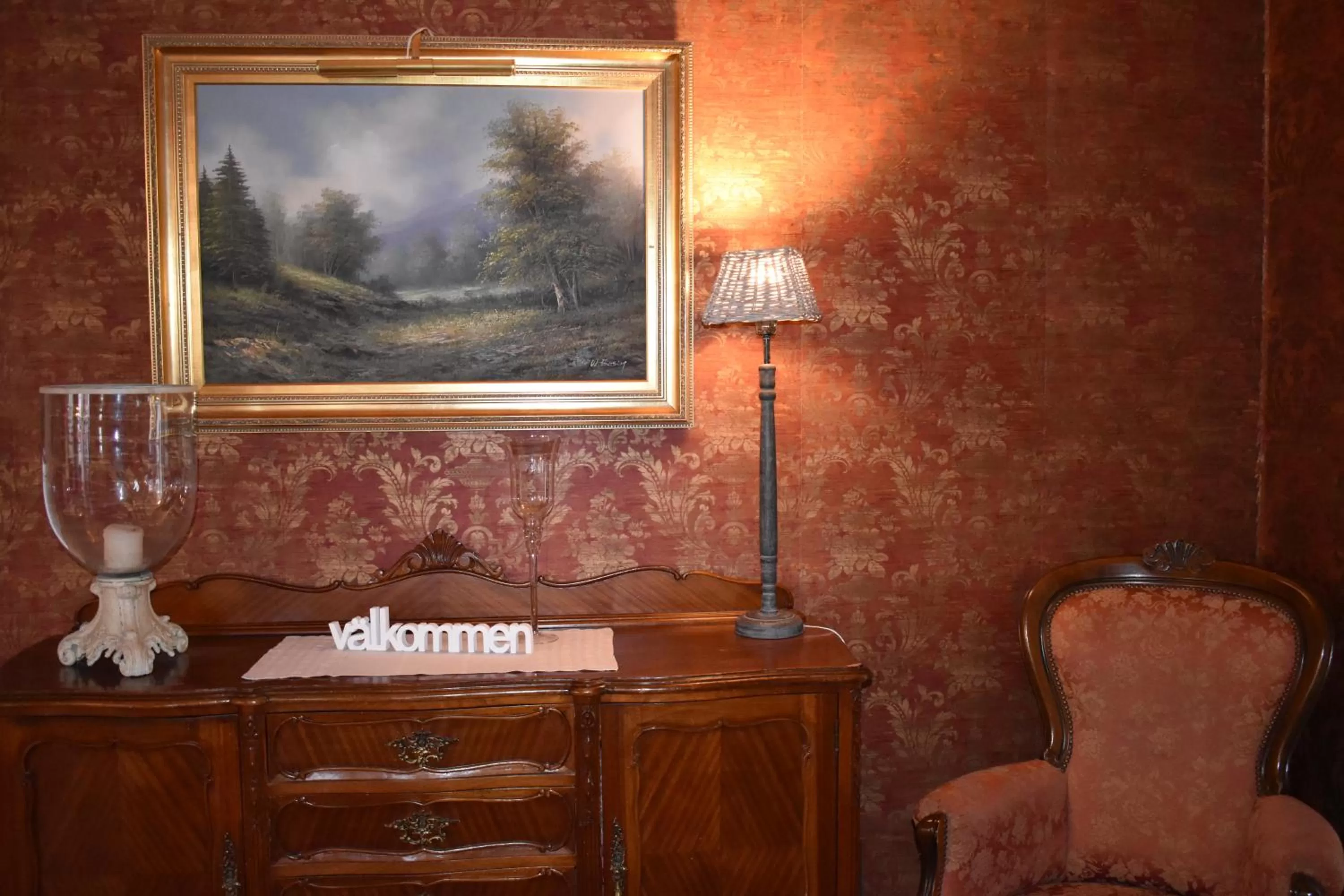 Seating area in Åsa Jutegård