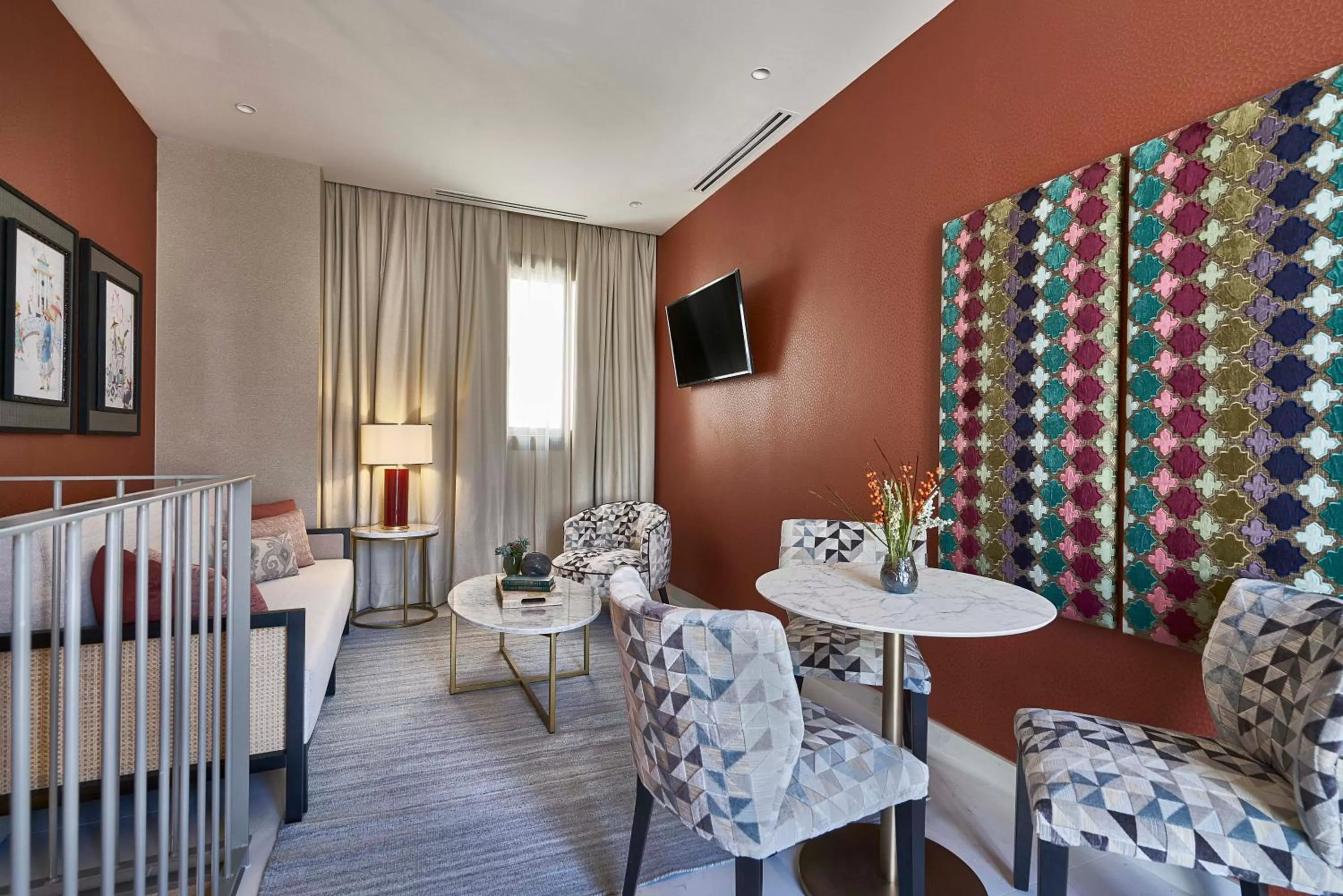 Living room in Vincci Molviedro Suites Apartments