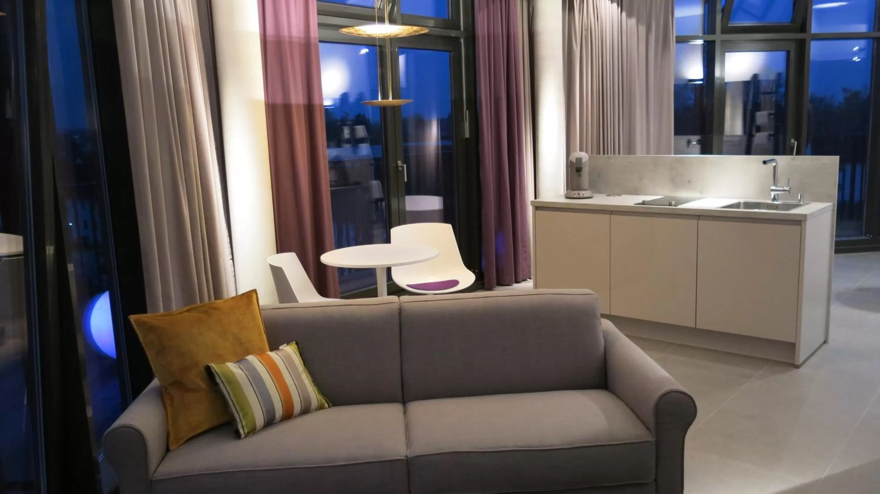 Living room in Hotel im Bunker