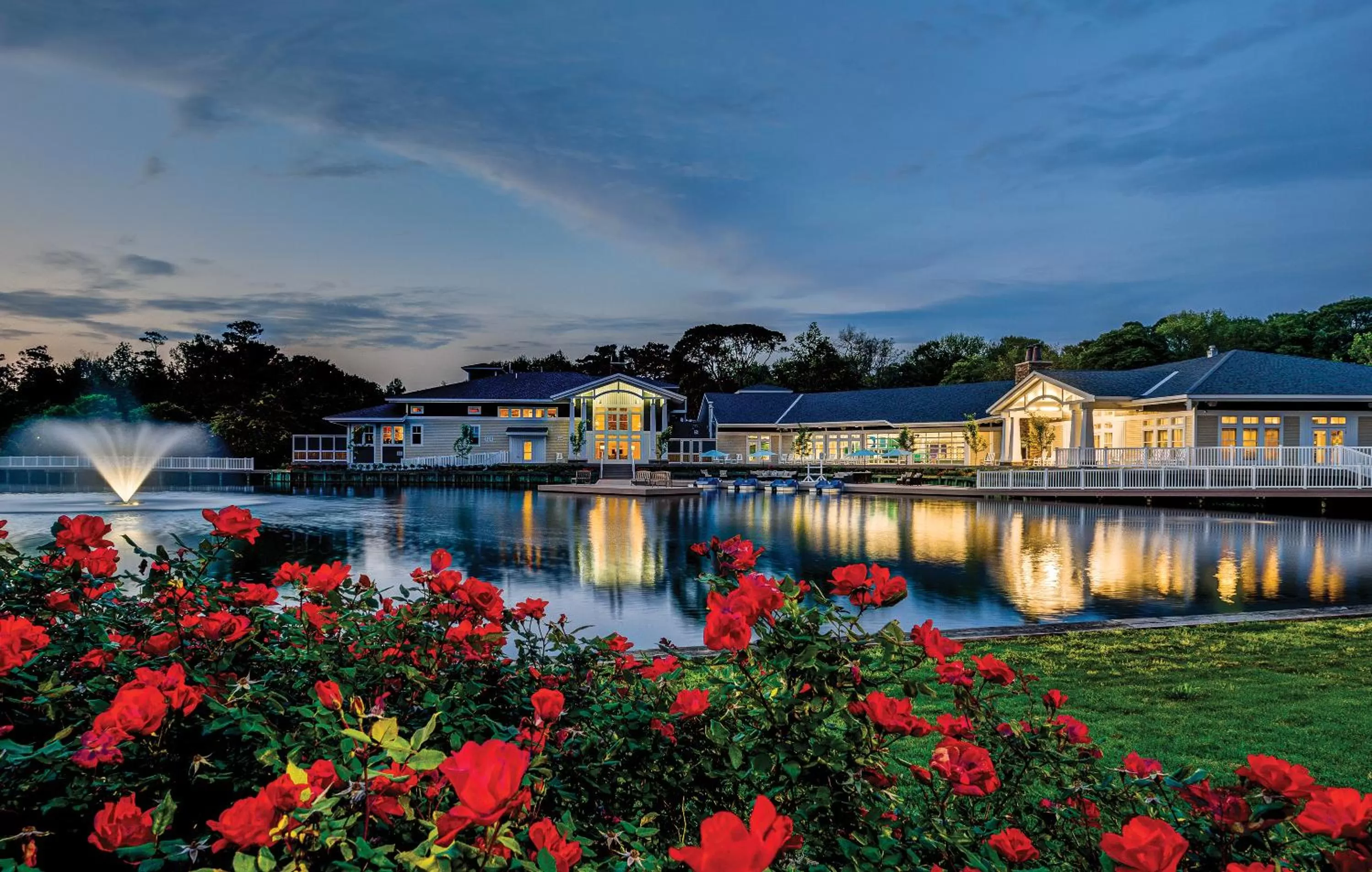 Property building in Hilton Vacation Club Beachwoods Kitty Hawk