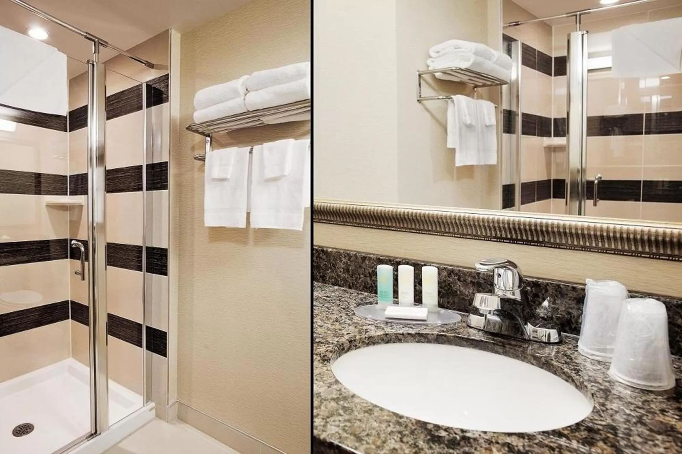 Bathroom in Comfort Suites Downtown