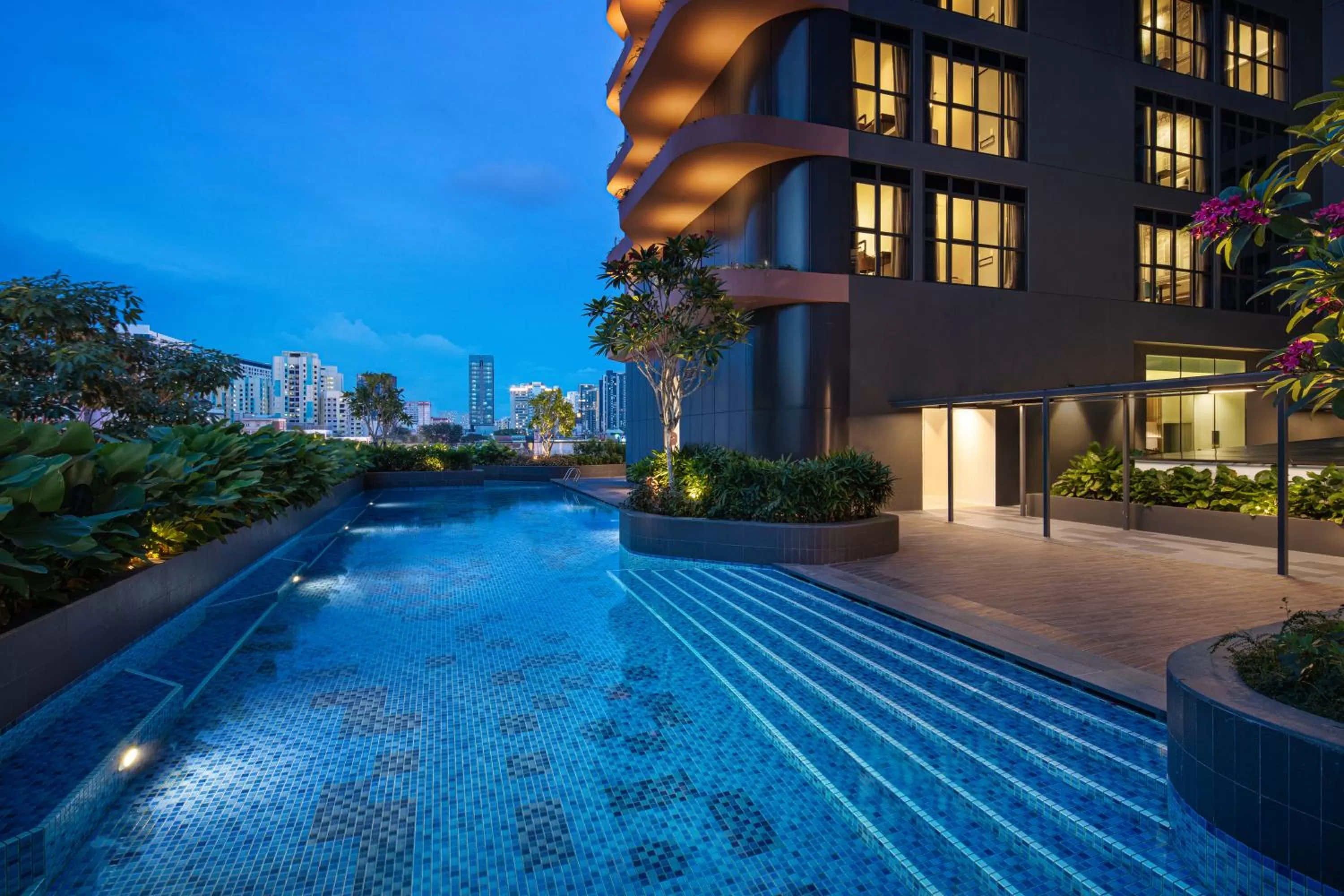 Swimming pool in Citadines Rochor Singapore