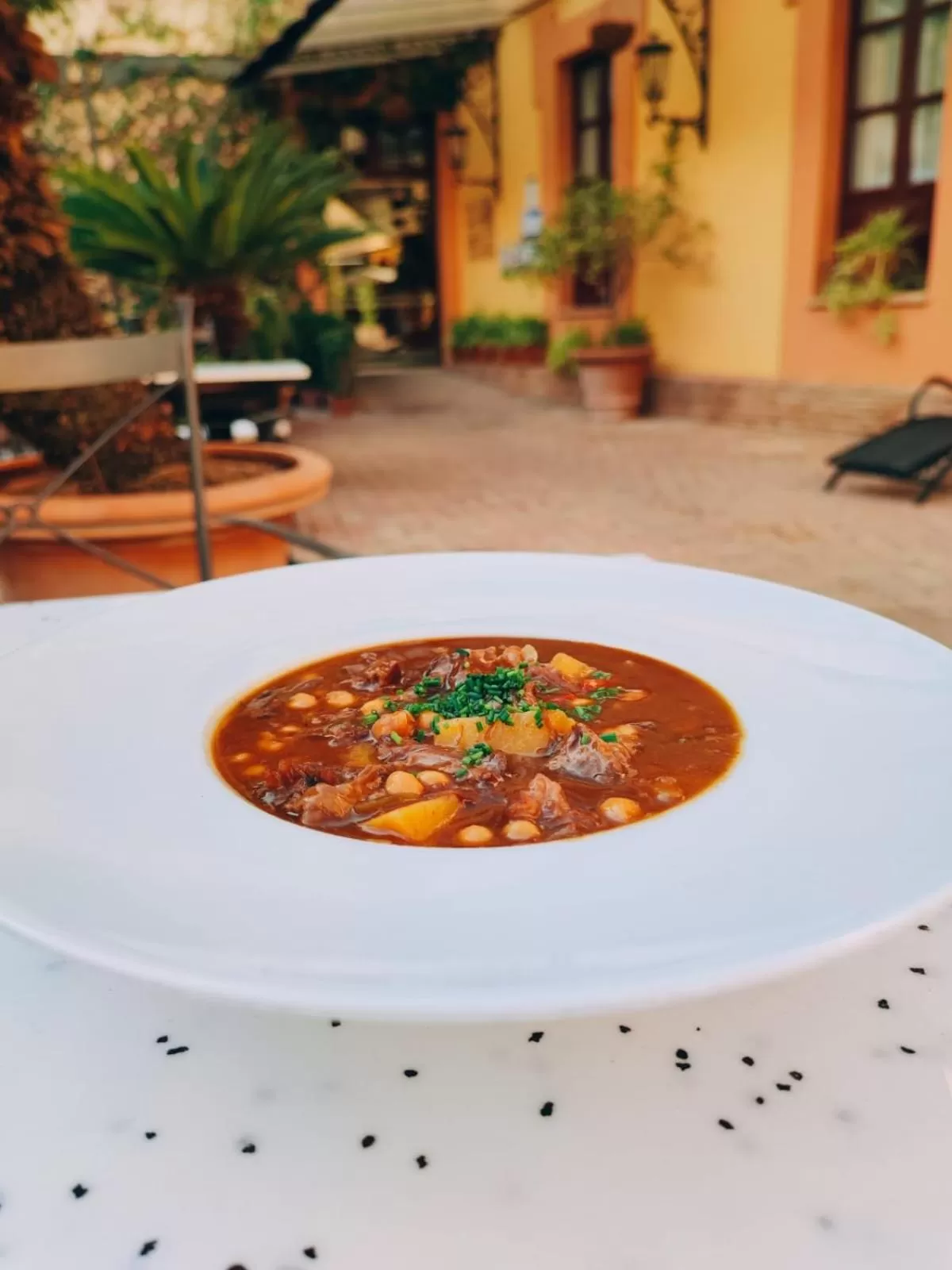 Food in Hotel Alcázar de la Reina