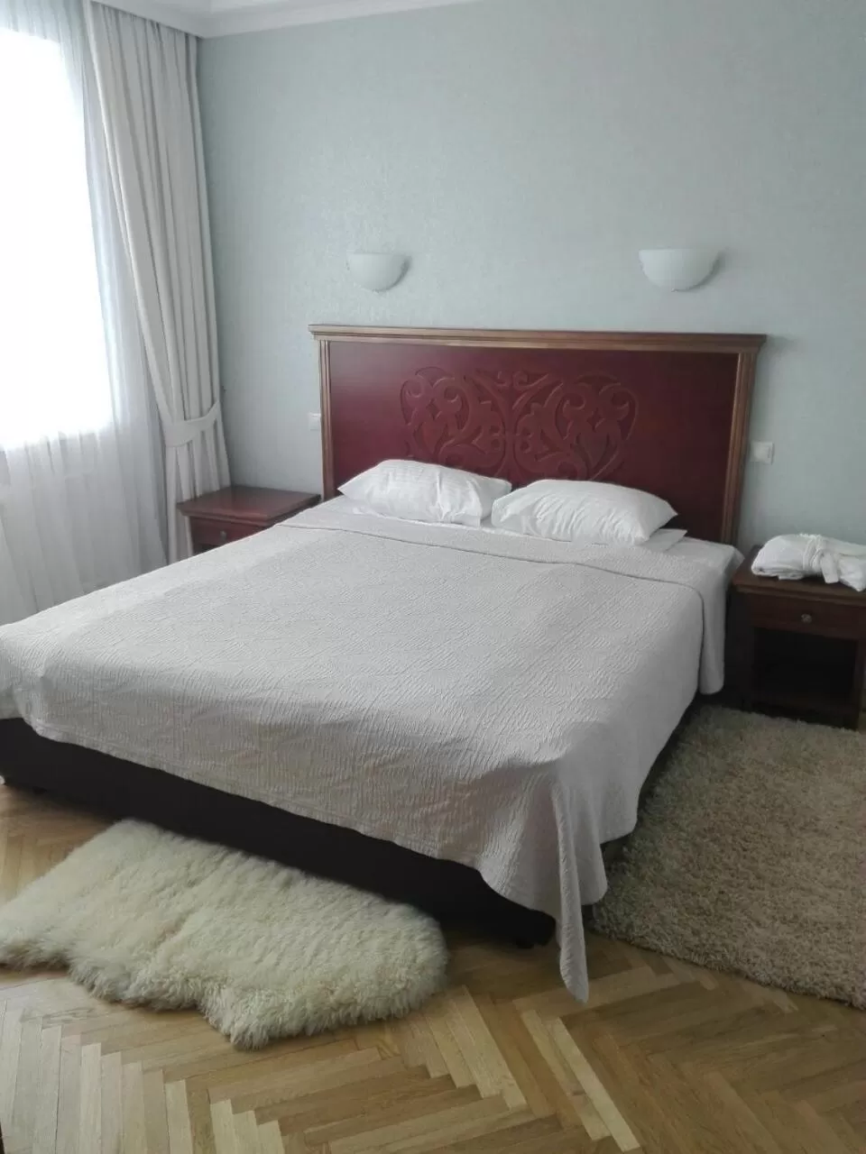 Bed in Dnipro Hotel