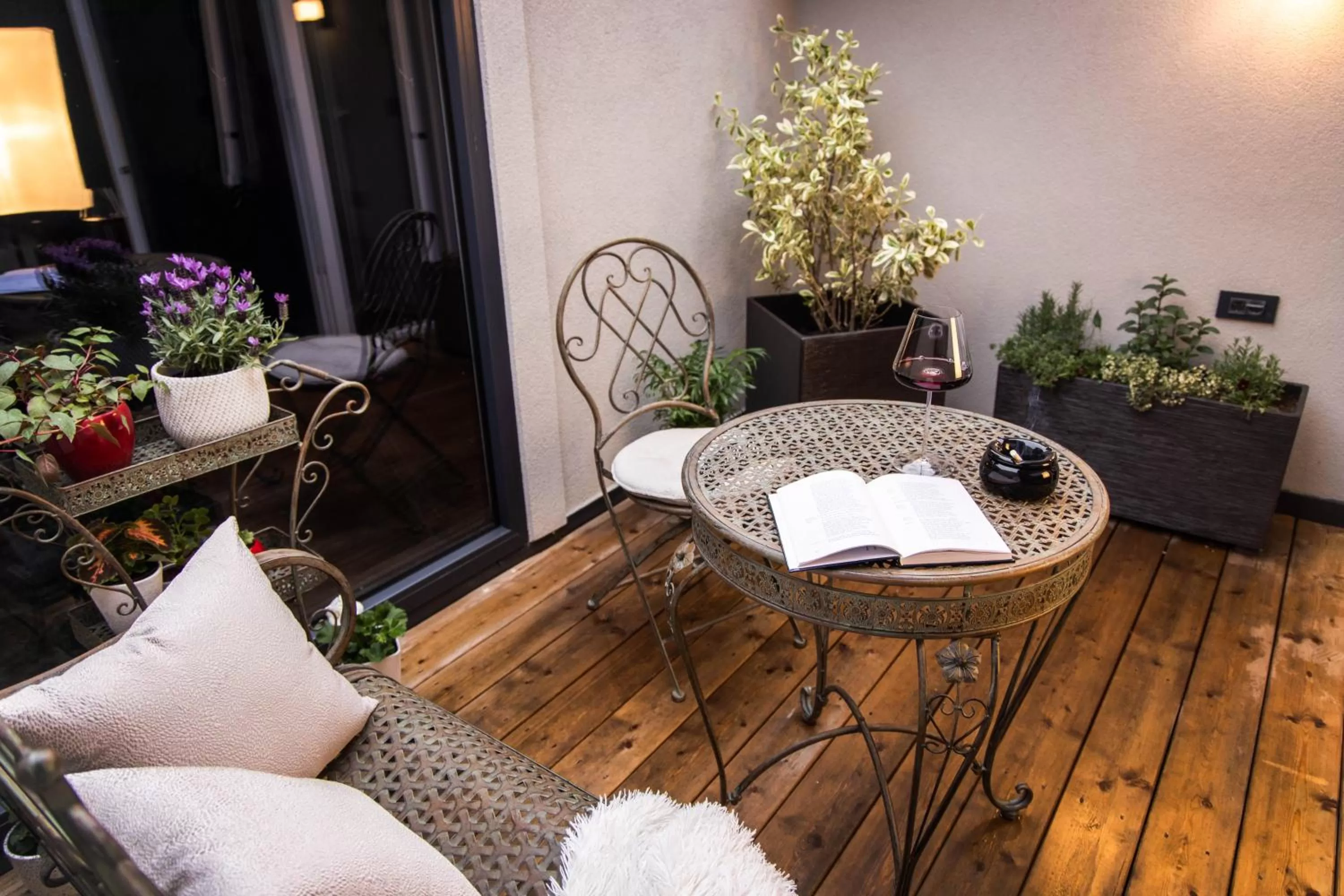 Balcony/Terrace in Hotel Kunst