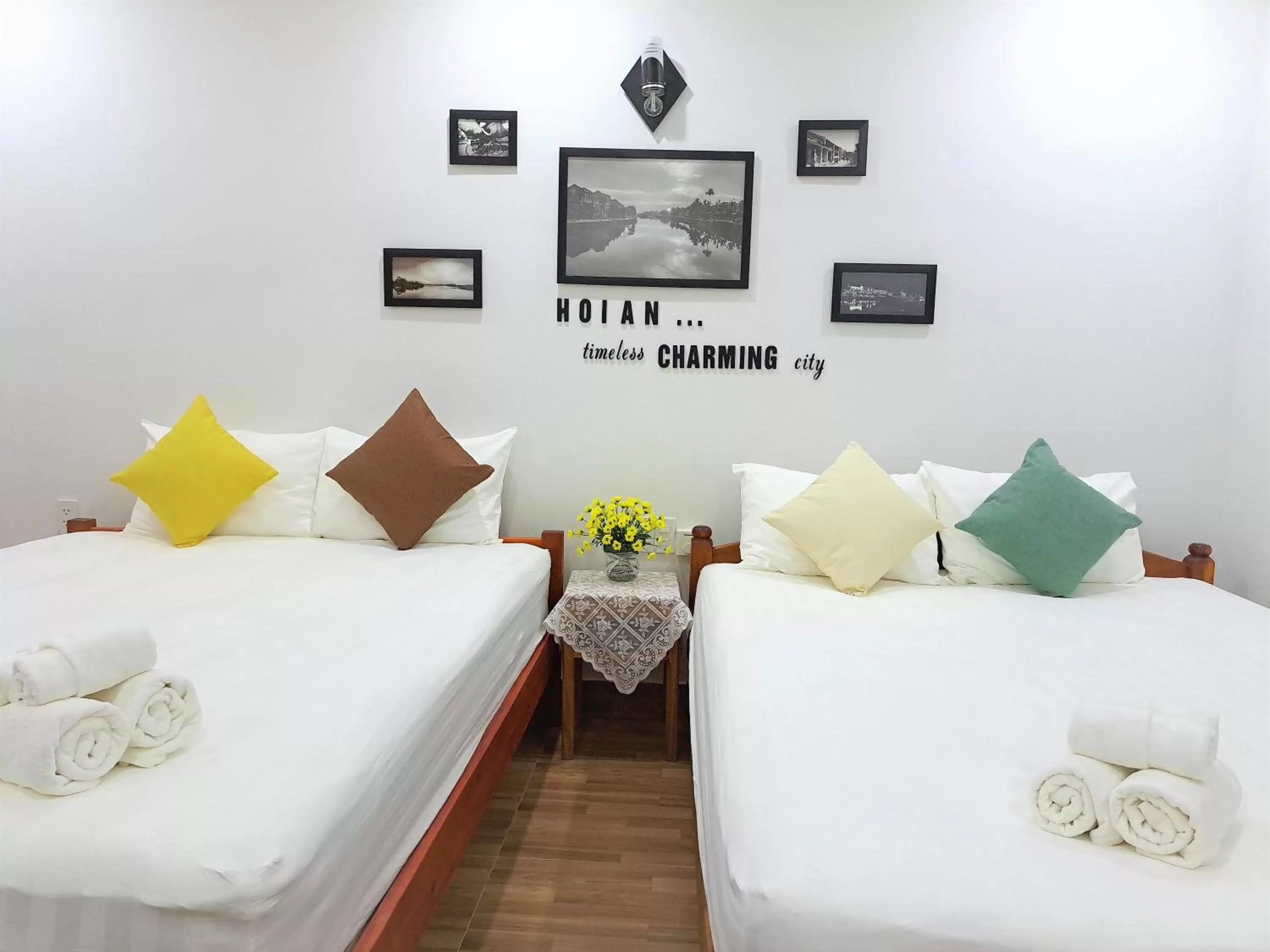 Bed in GREEN TOWN hotel HỘI AN