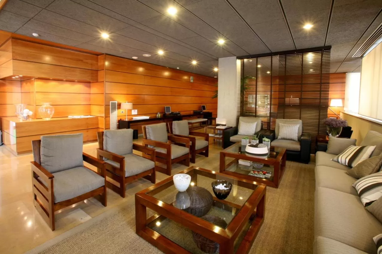 Lobby or reception in Hotel Granollers