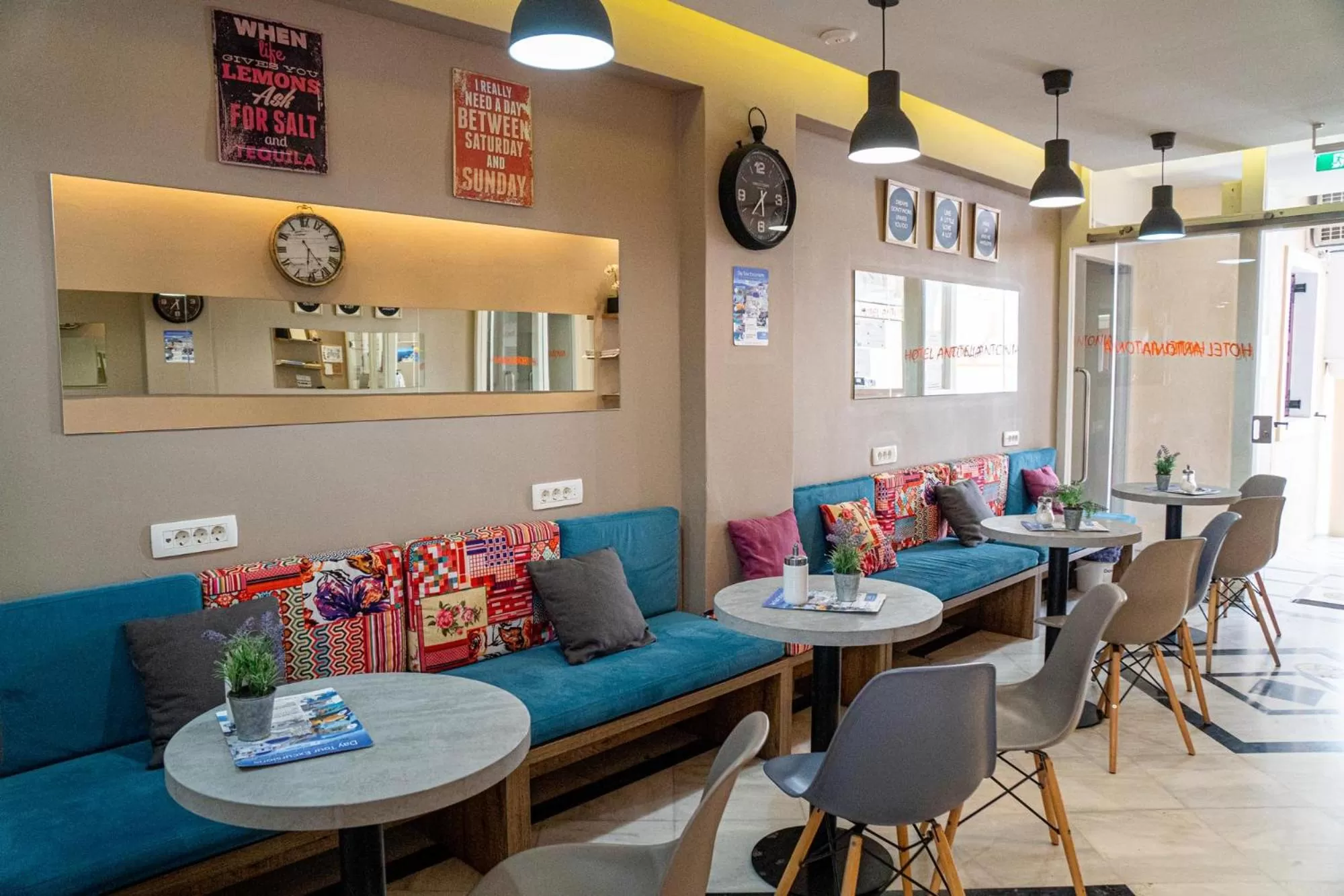 Lobby or reception in Antonia Hotel