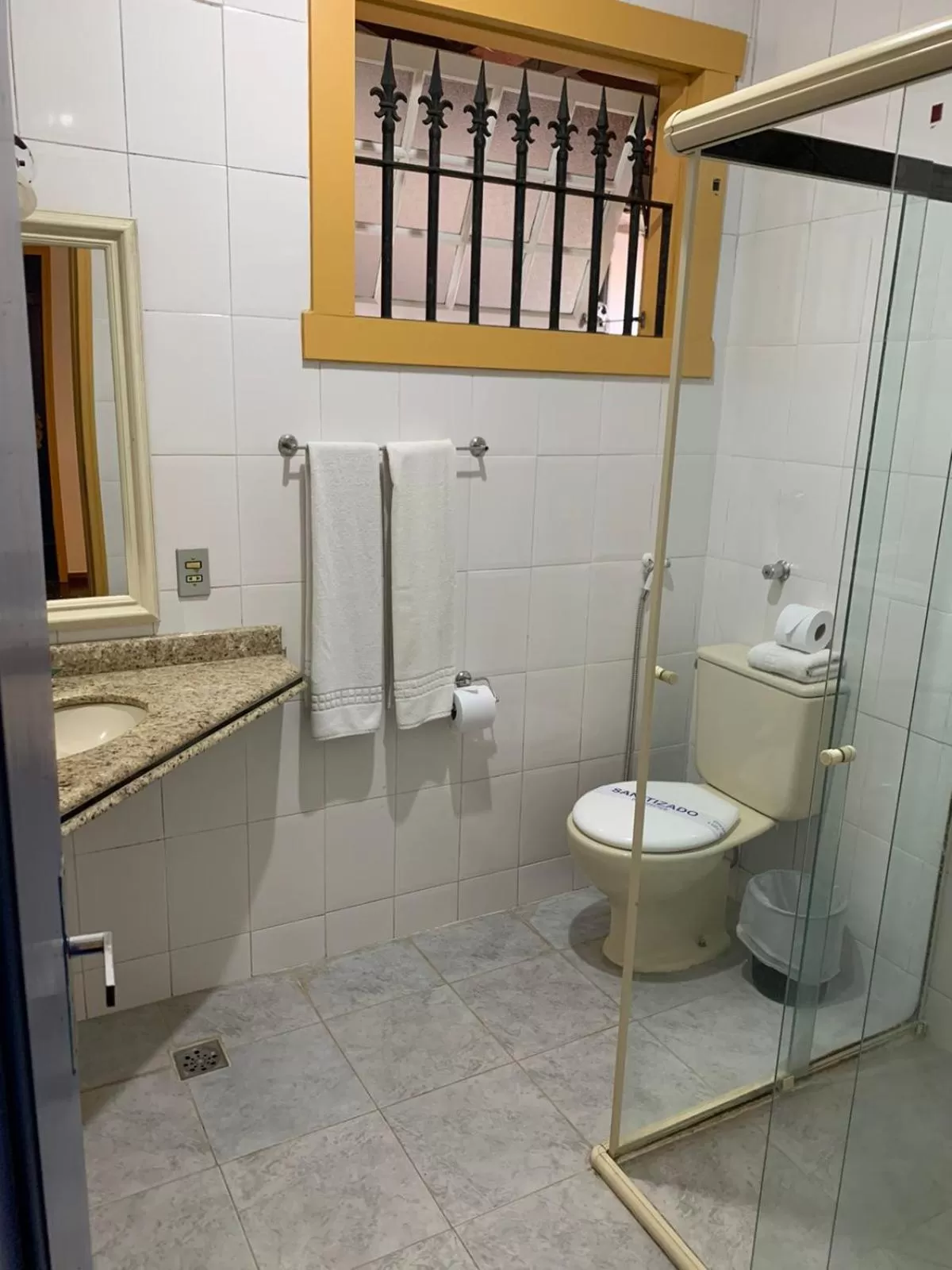 Shower in Pousada Villa Real