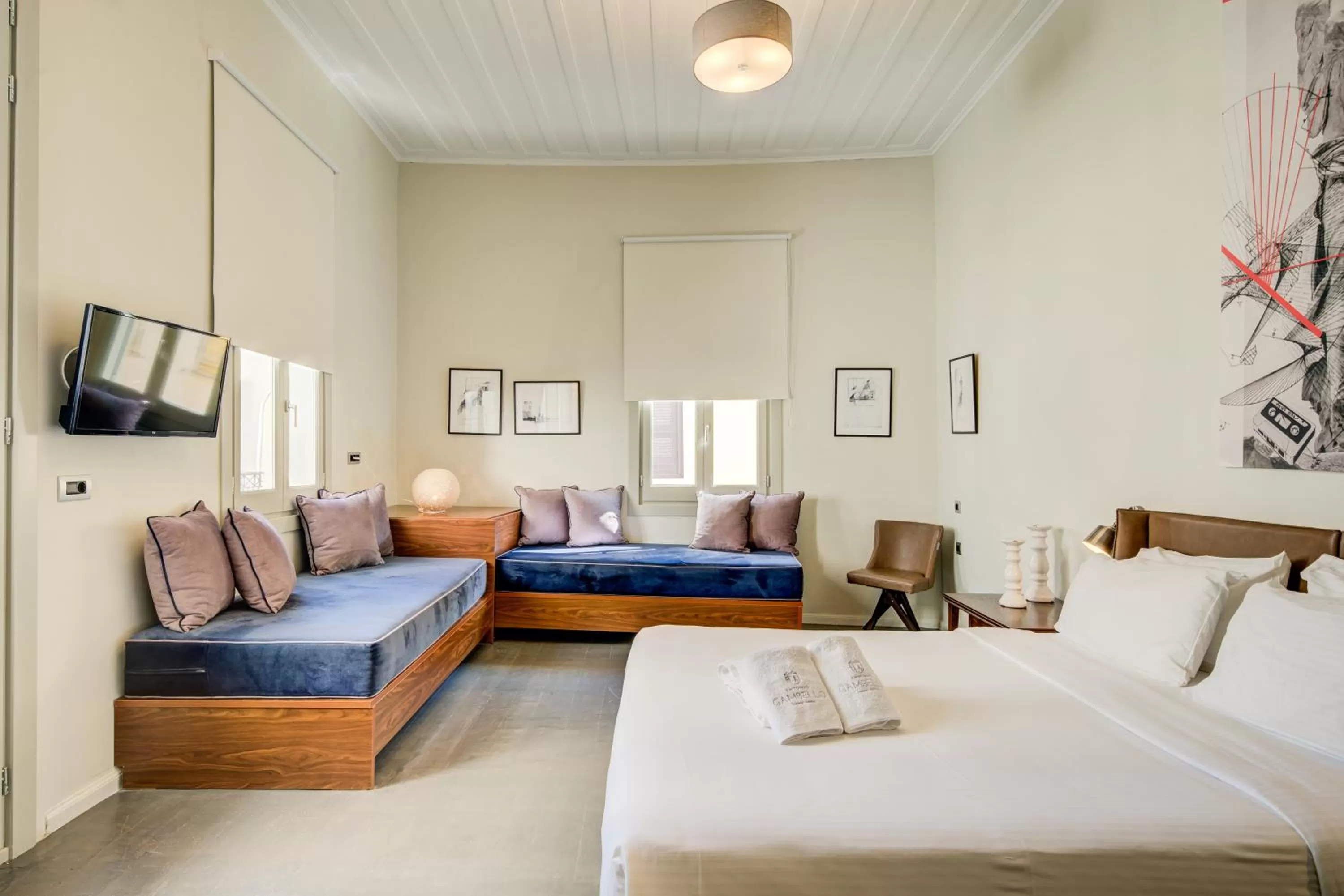 Bed in Gambello Luxury Rooms