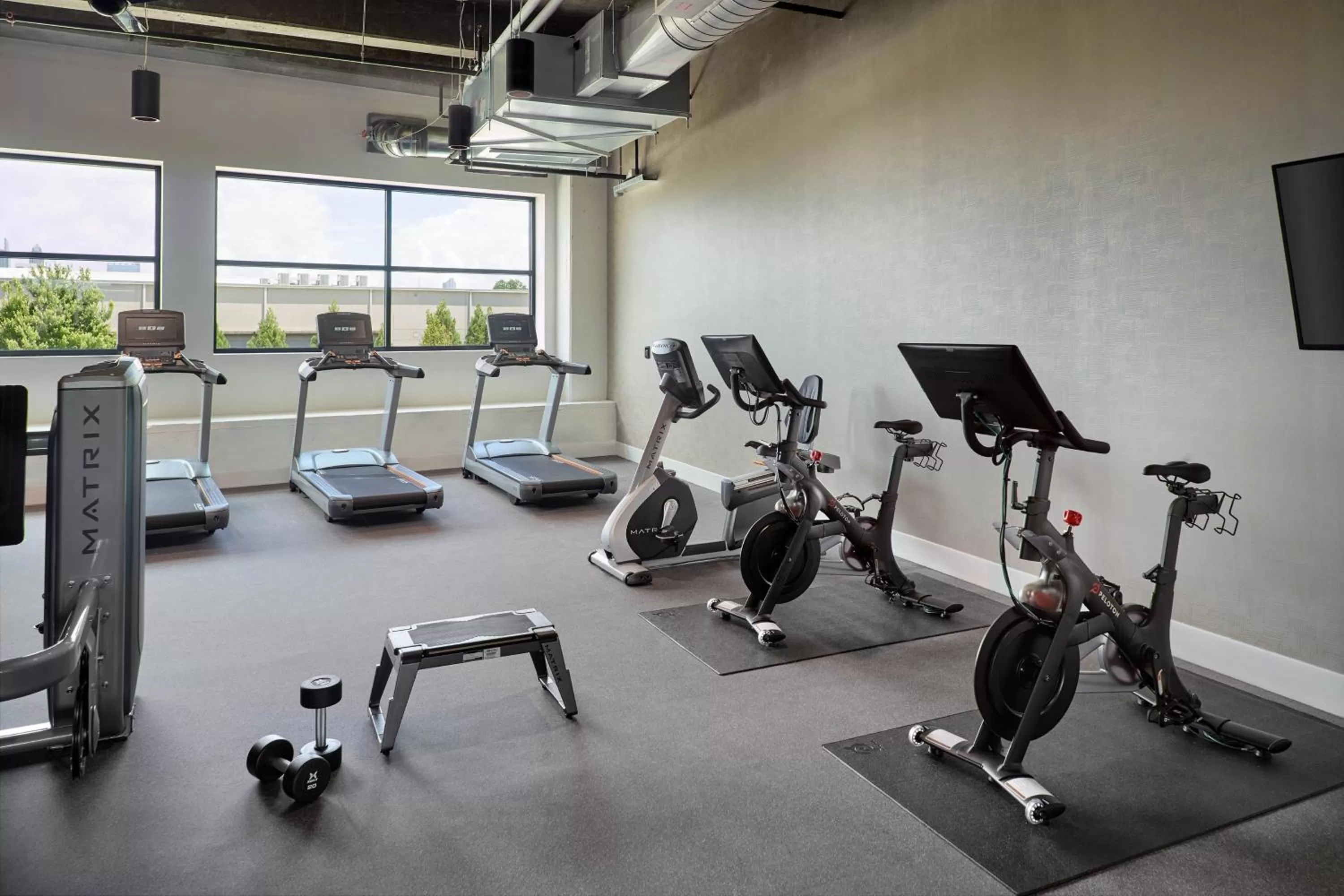 Fitness centre/facilities in Bellyard, West Midtown Atlanta, a Tribute Portfolio Hotel