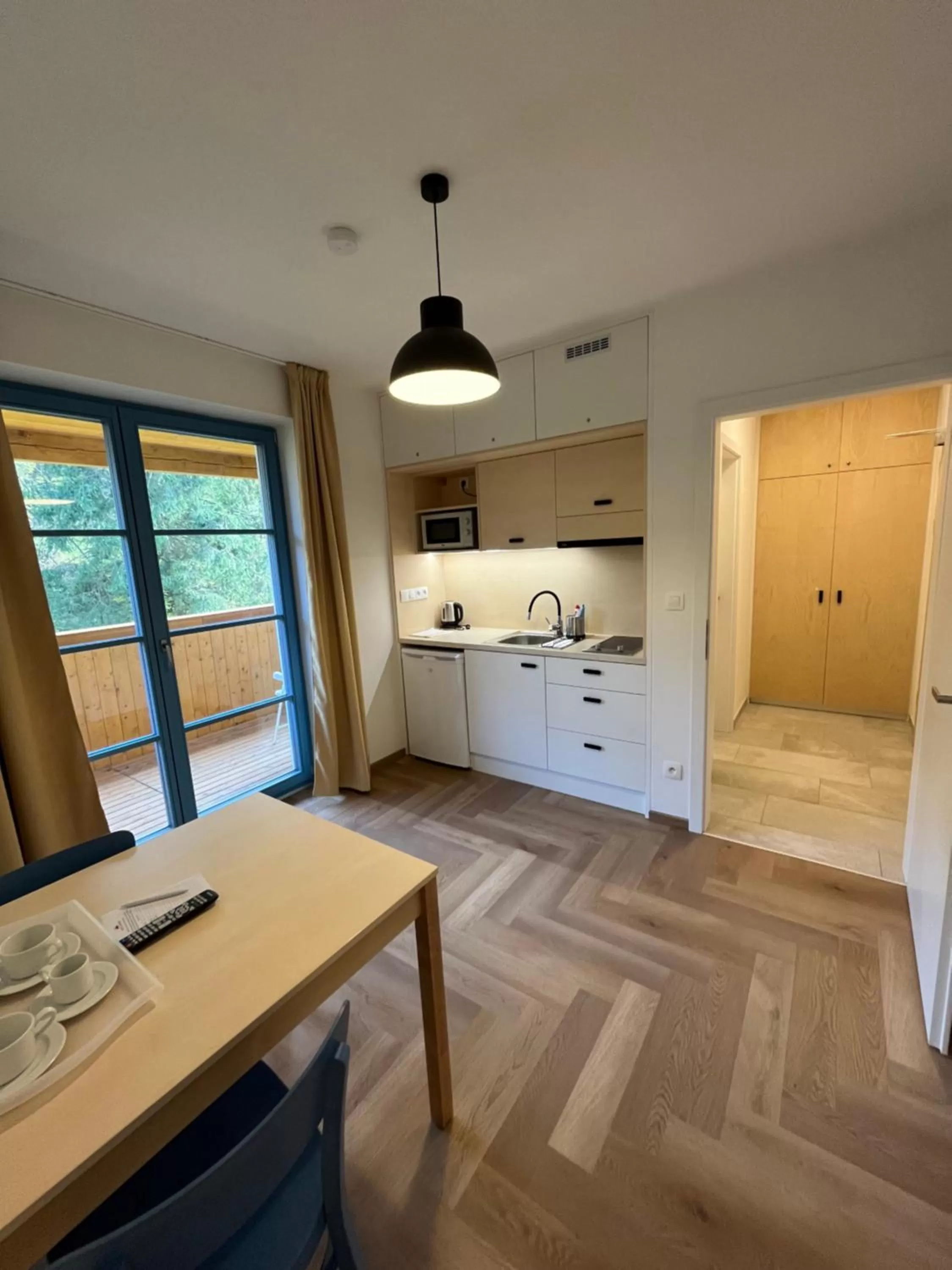 Kitchen or kitchenette in Hotel Edvard