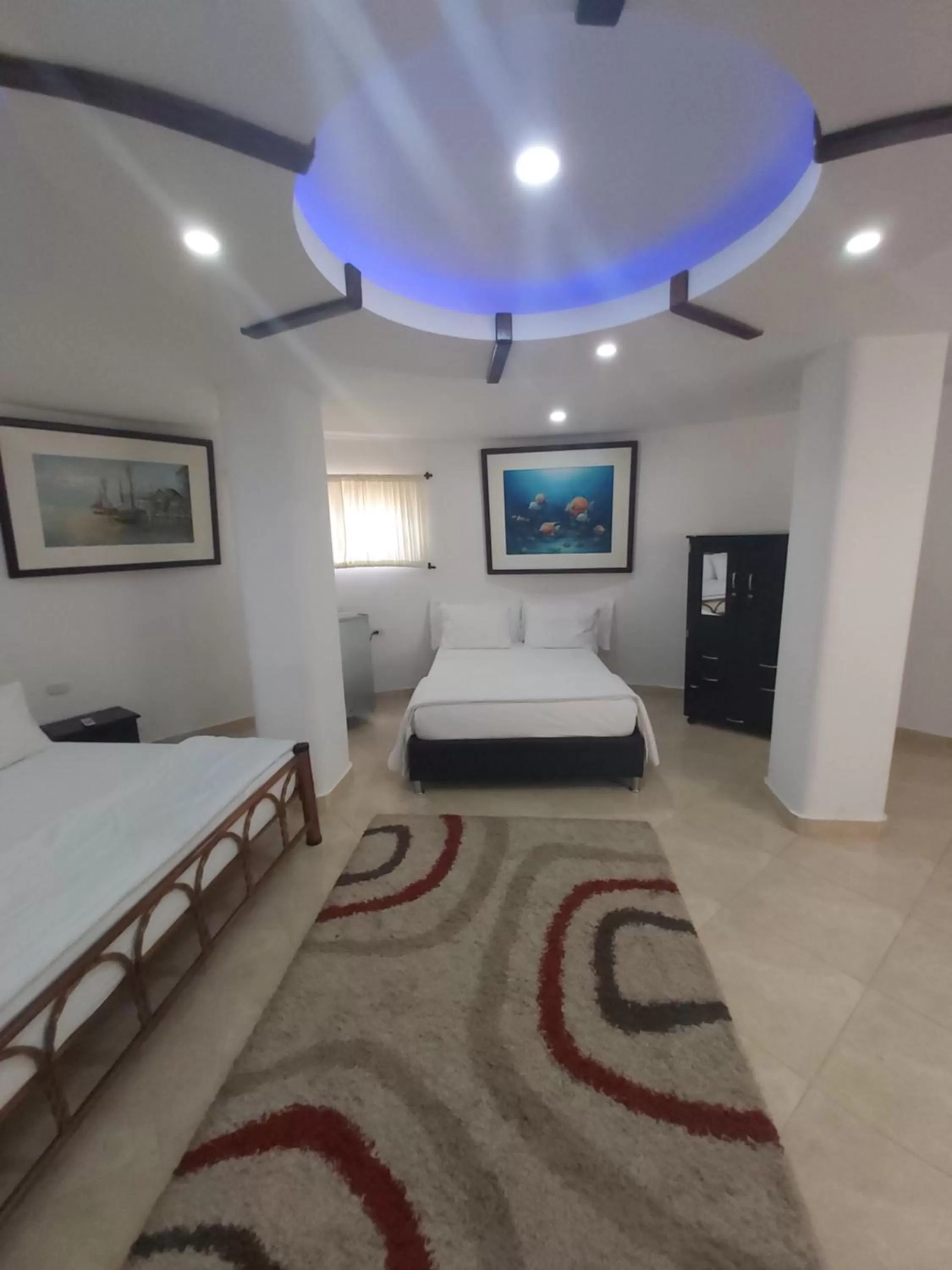 Bed in Eco-Hotel Villa Elina