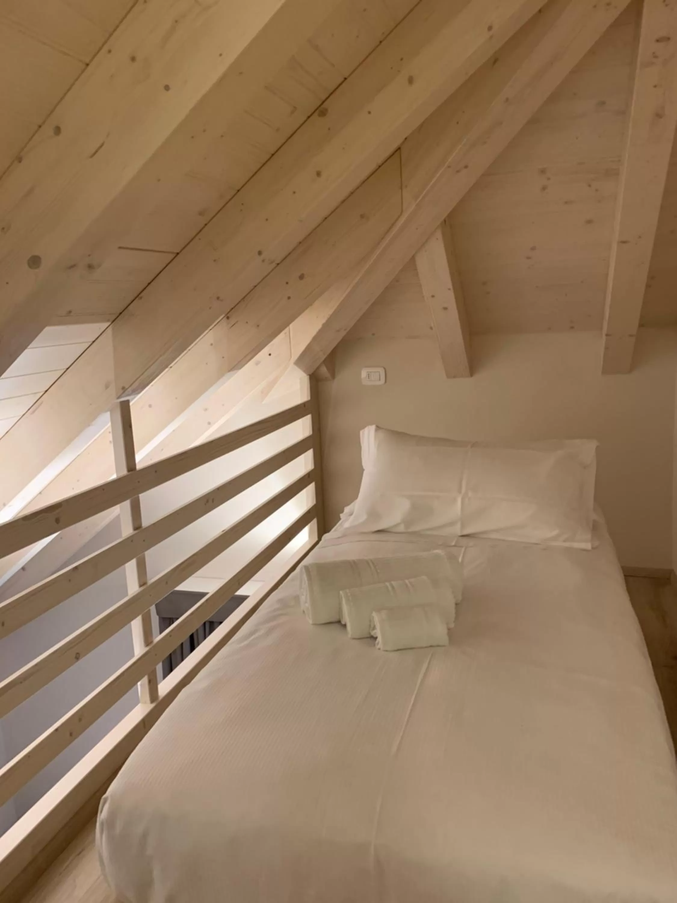 Bed in Hotel Rosengarten