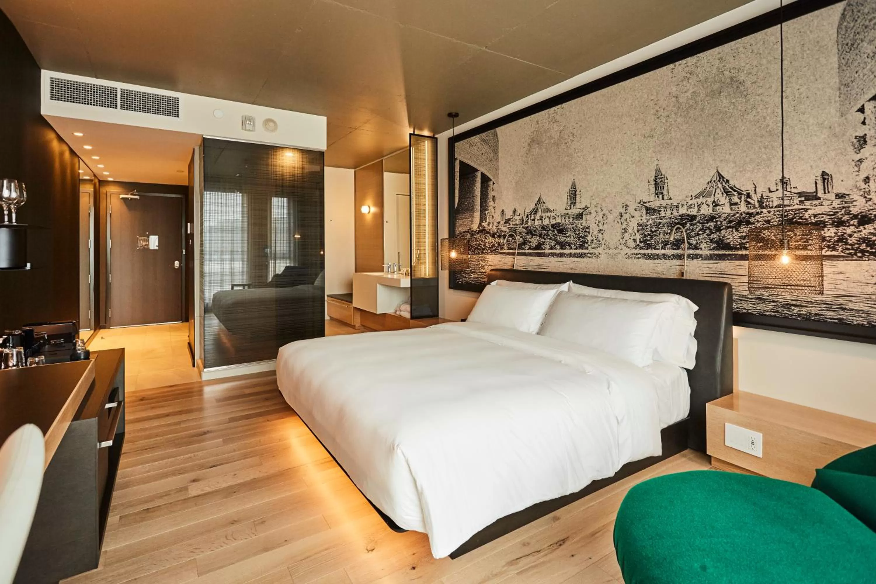 Bed in Le Germain Hotel Ottawa