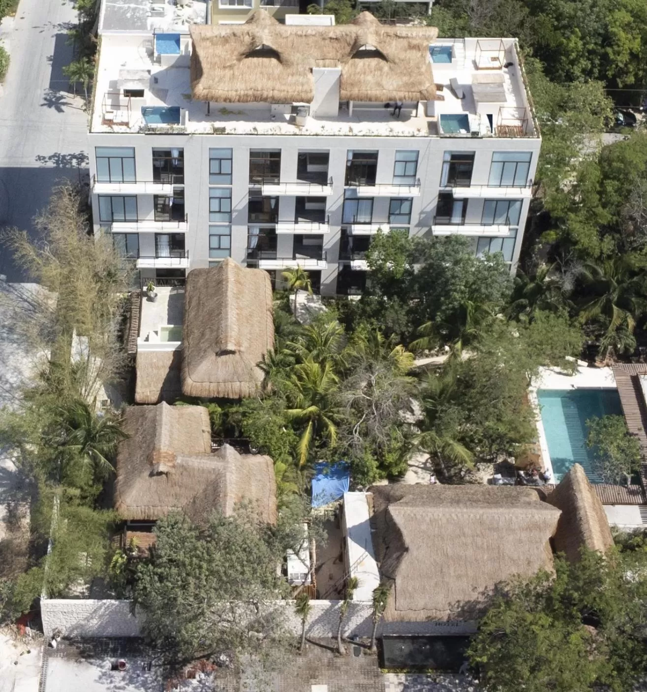 Bird's eye view in Prana Boutique Hotel Tulum