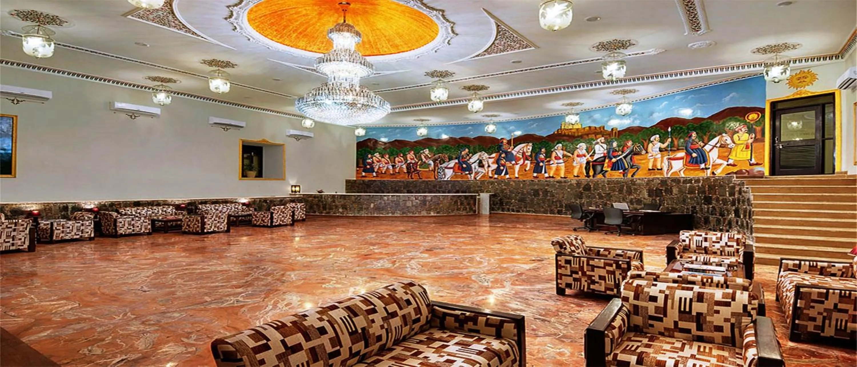 Lobby or reception in The Amargarh