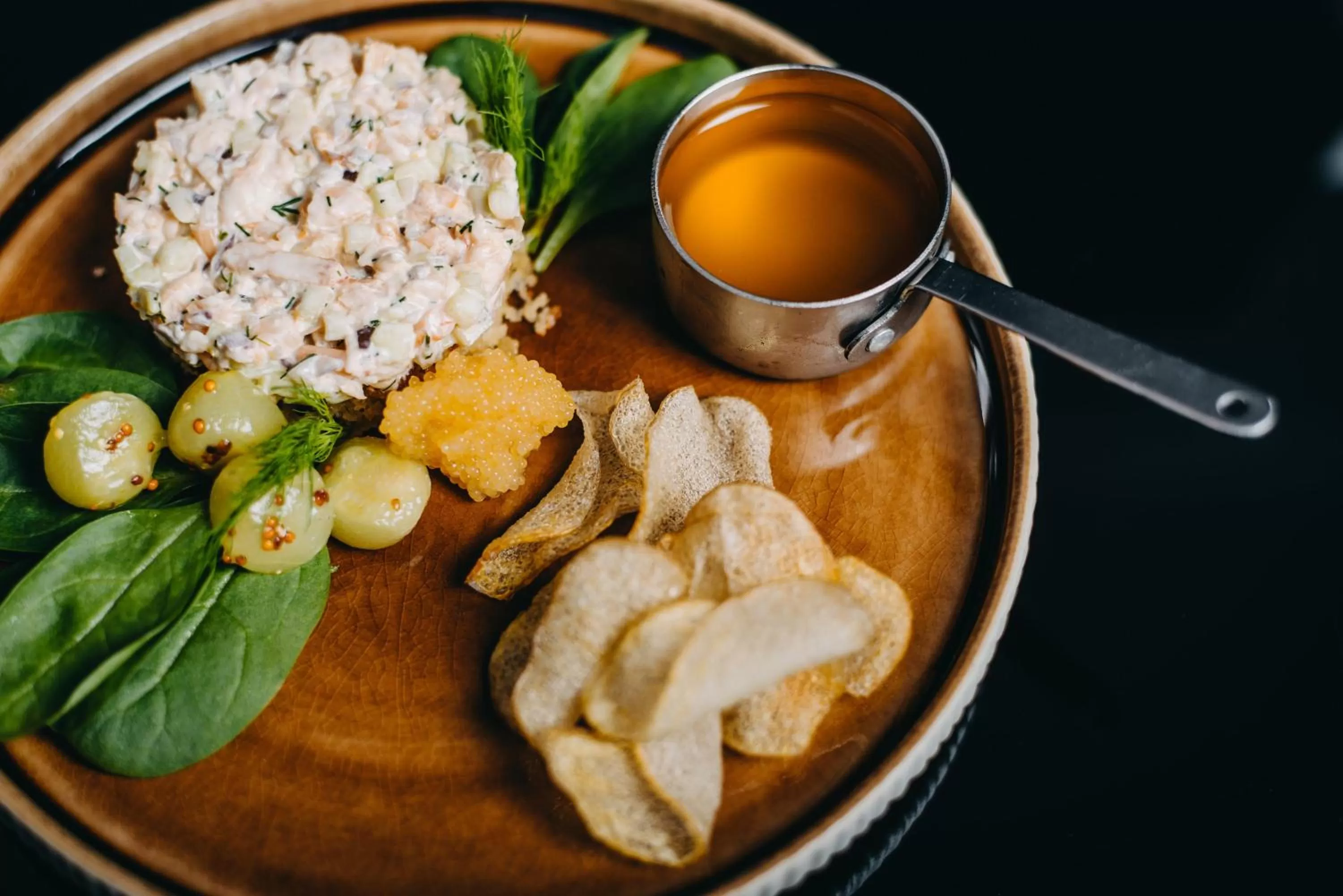 Food close-up in Grand Hotel Kempinski Riga