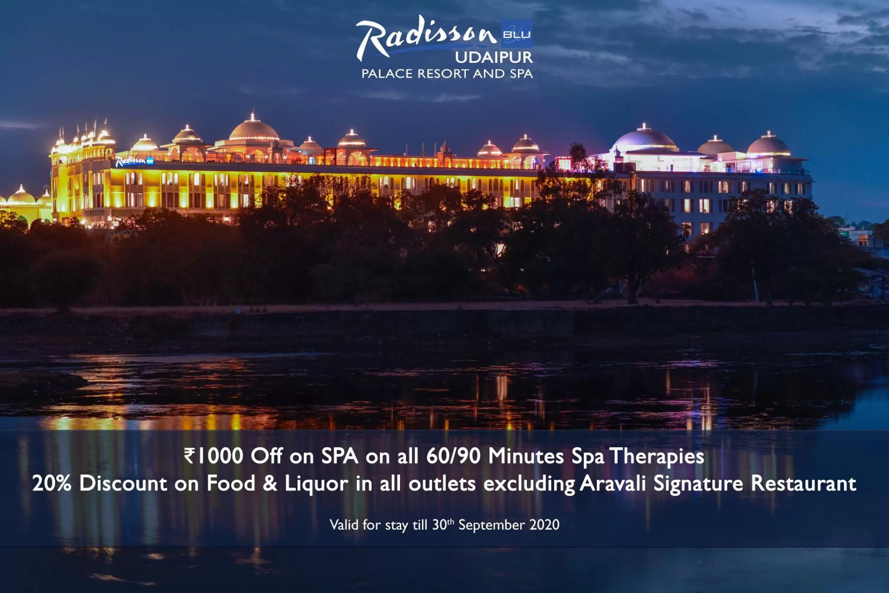 Property building in Radisson Blu Udaipur Palace Resort & Spa