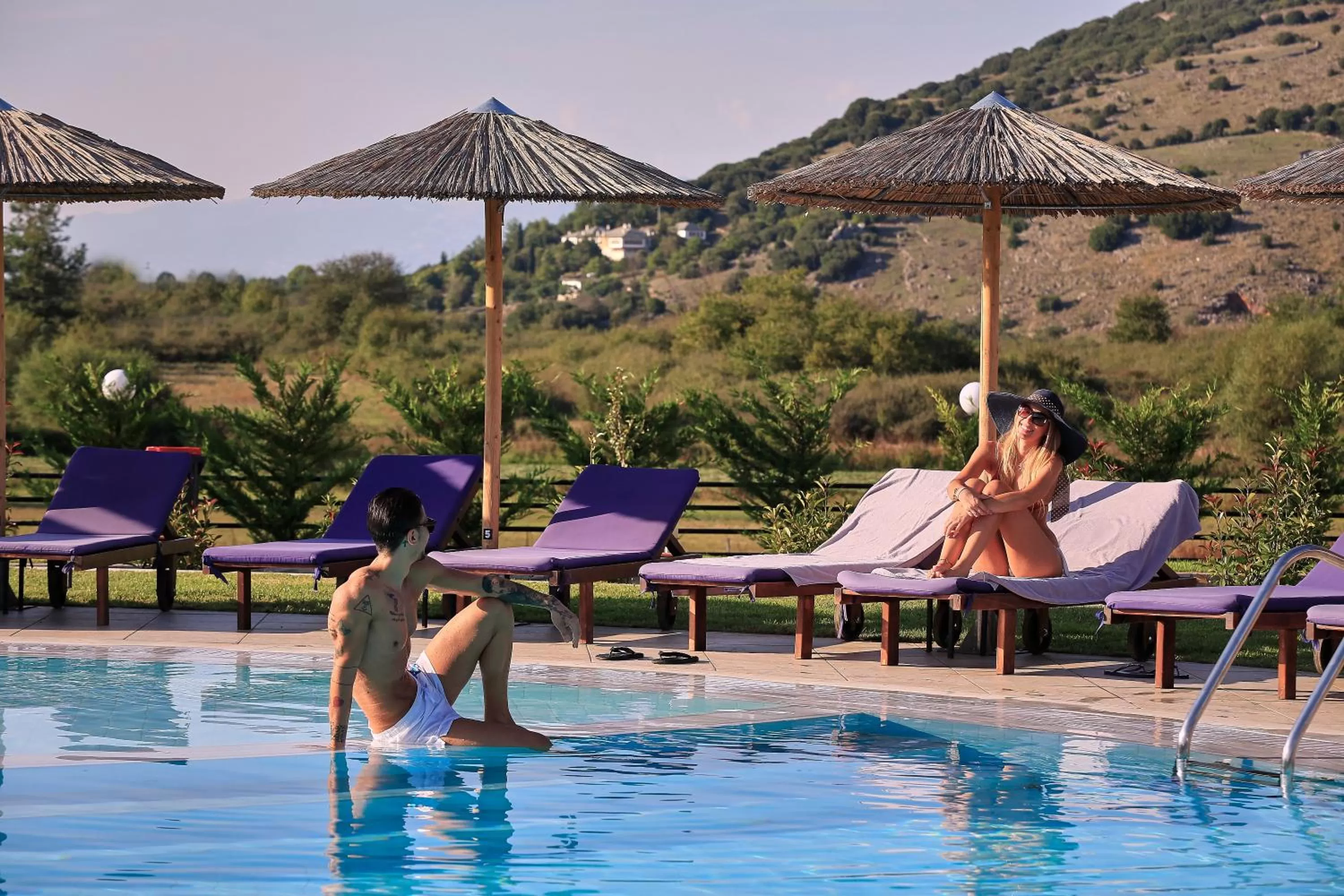 Swimming pool in Aar Hotel & Spa Ioannina