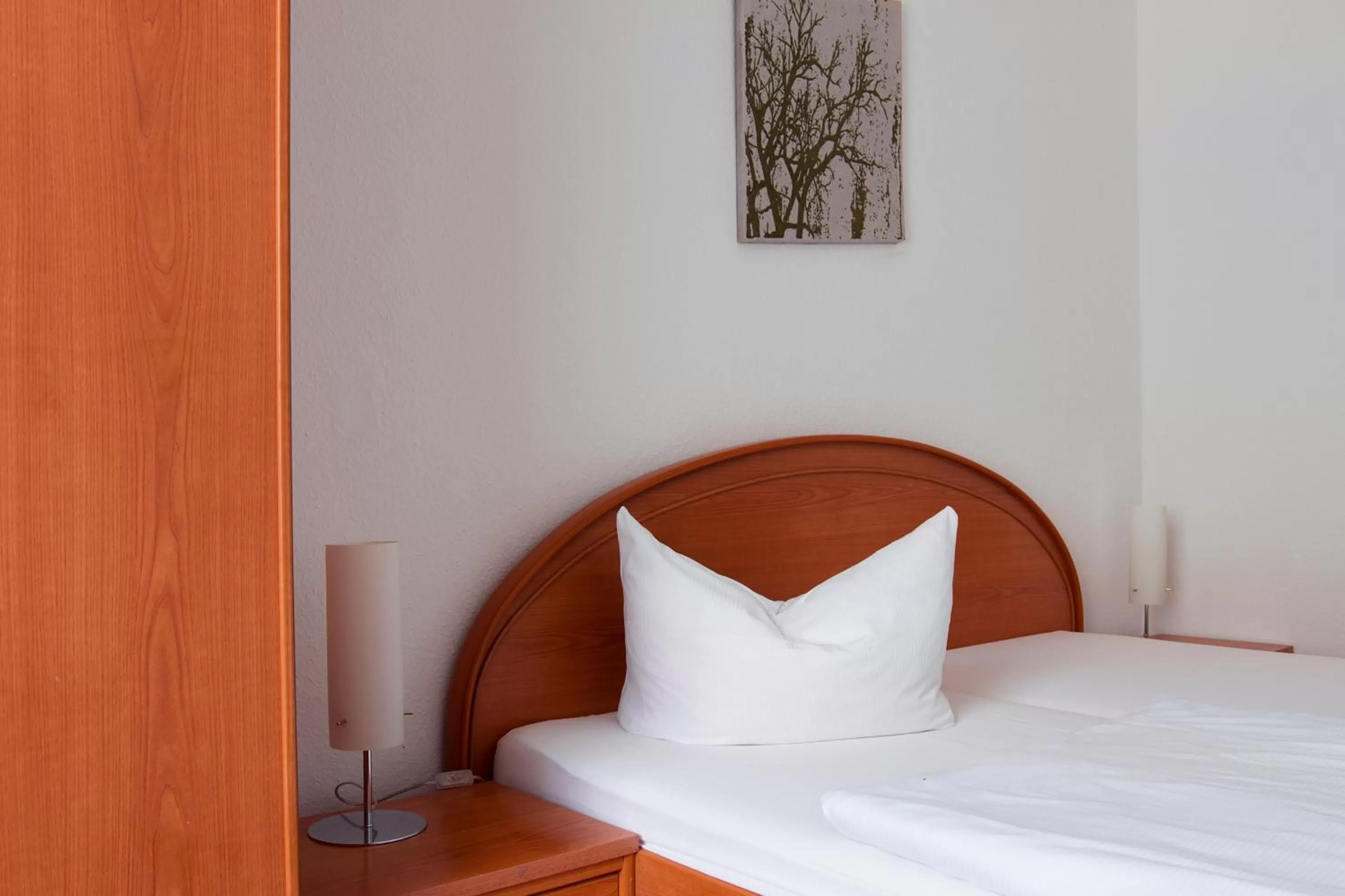 Decorative detail, Bed in Hotel Eckstein