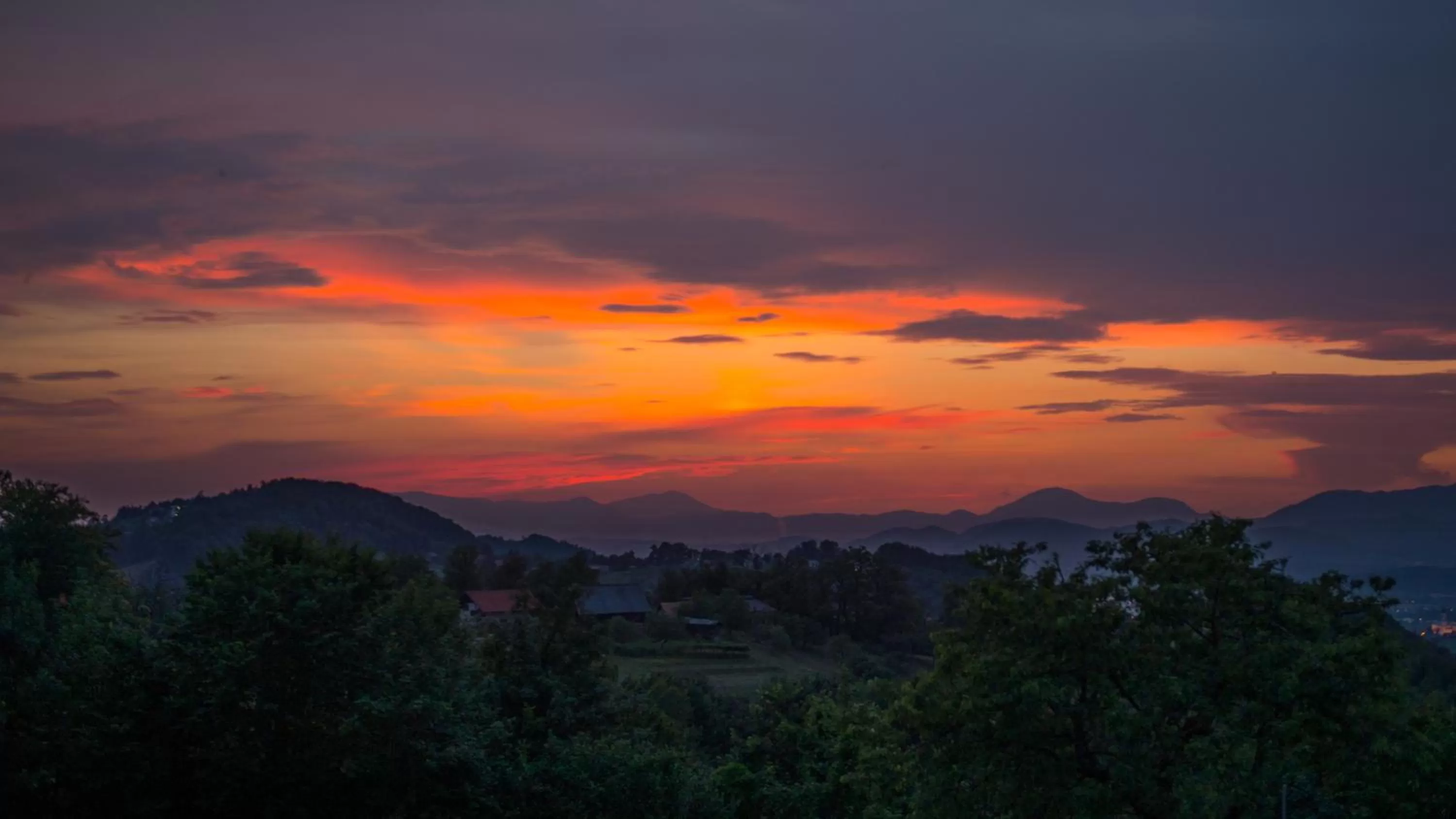 Sunset in Adventure Farm