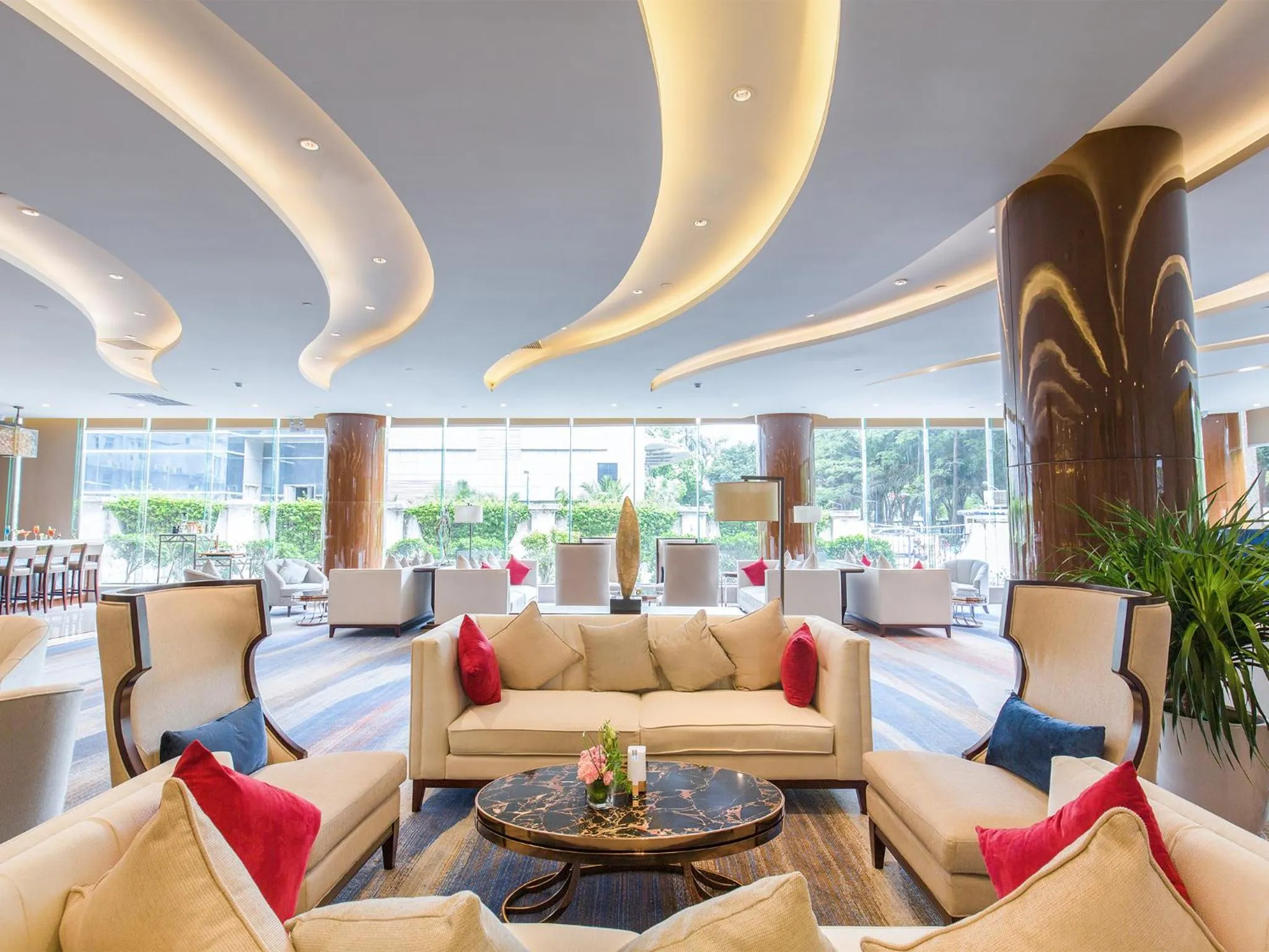 Decorative detail in Wan Yue Grand Skylight Hotel