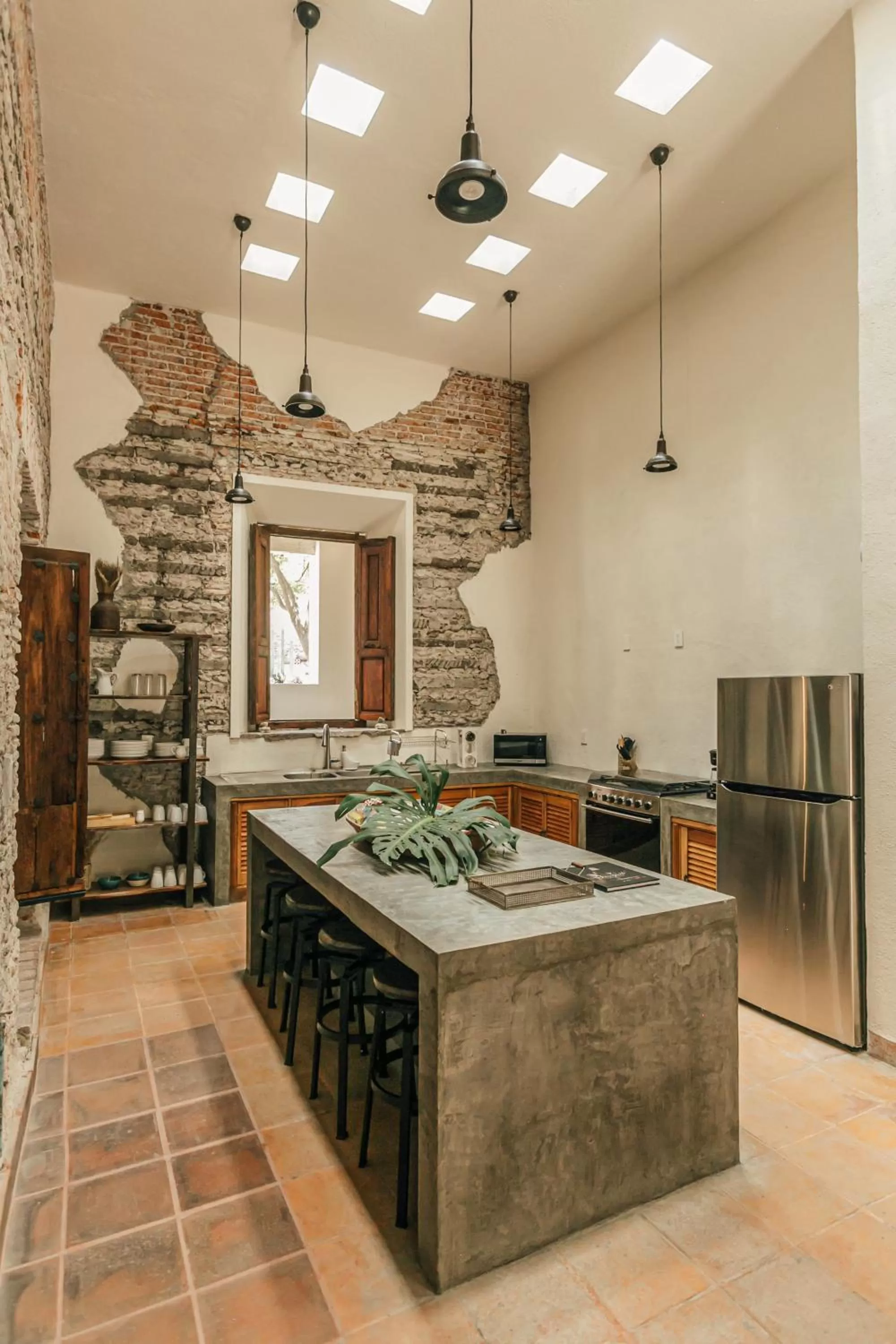 kitchen in Orchid House San Miguel de Allende