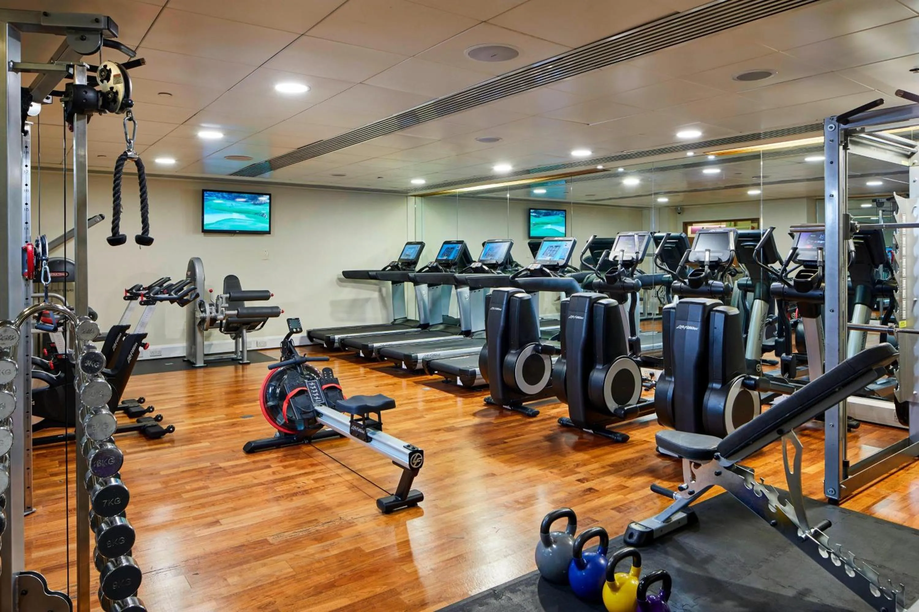 Fitness centre/facilities in Marriott Executive Apartments London, Canary Wharf