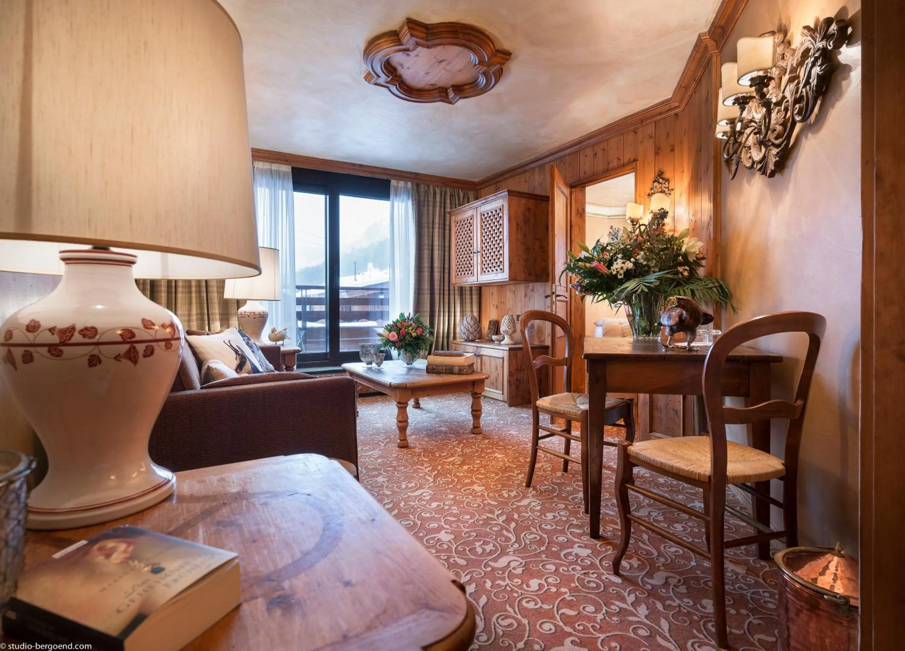 Living room in Hôtel Alpen Ruitor