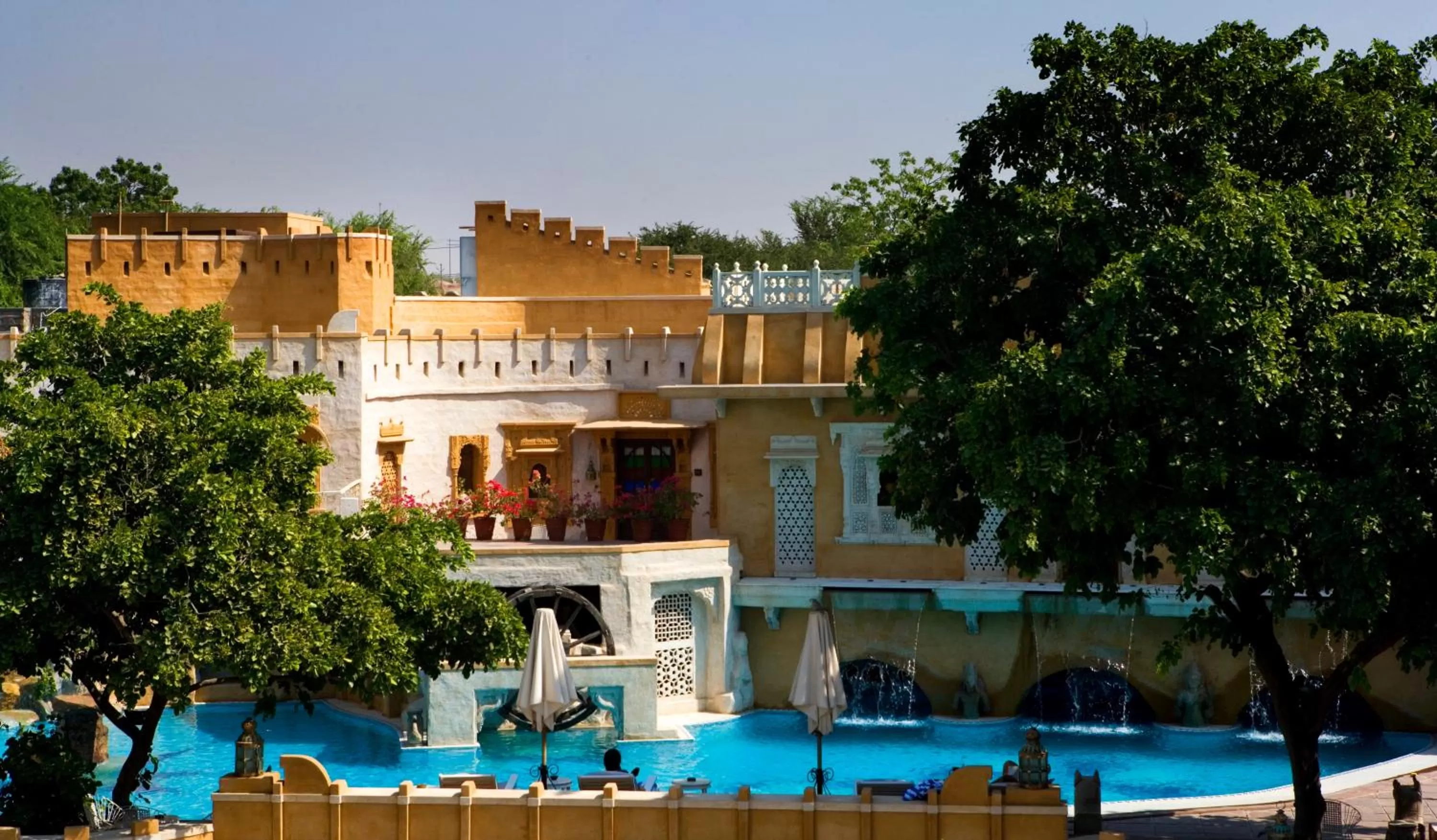 Swimming pool in Ajit Bhawan - A Palace Resort