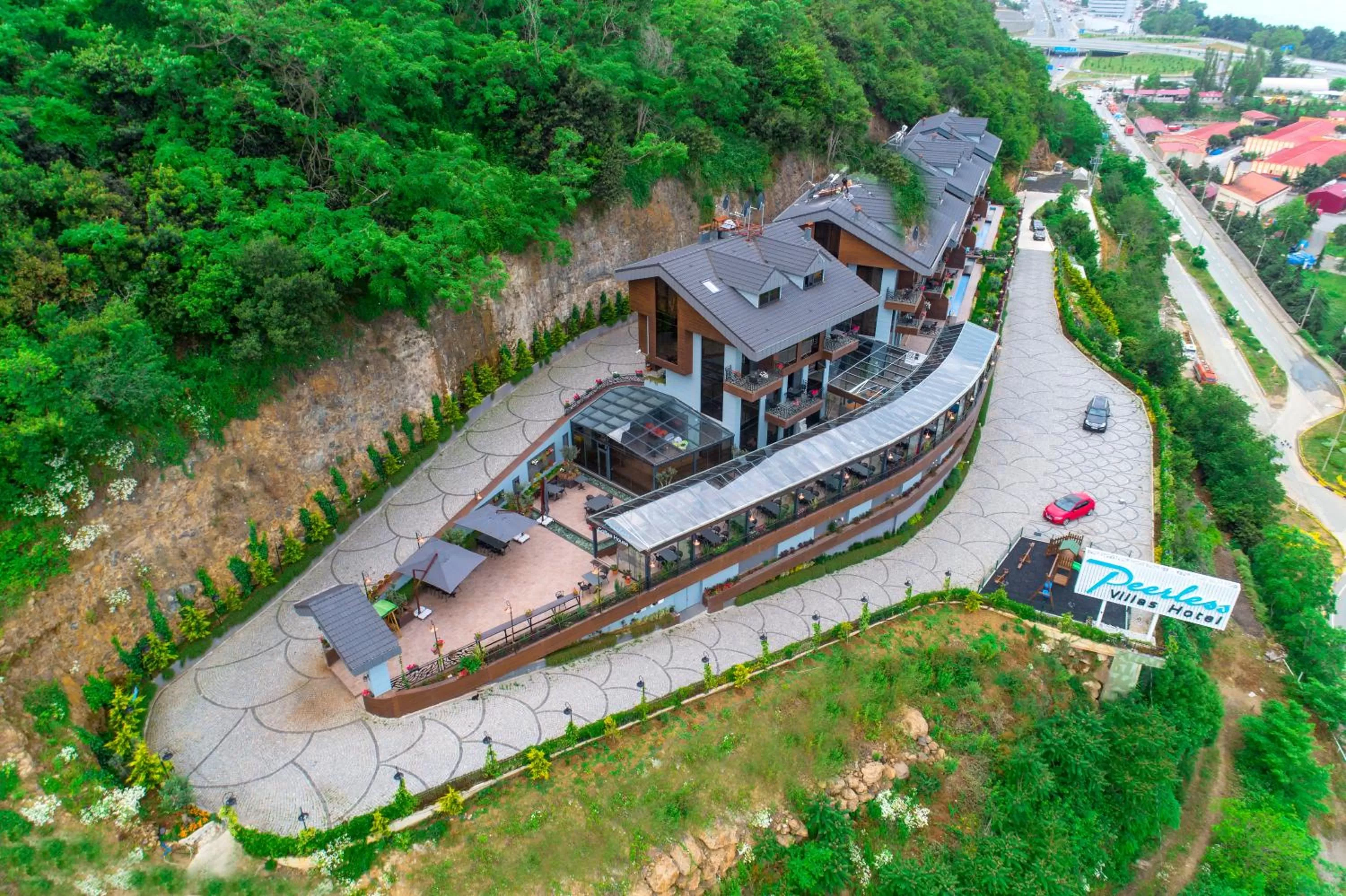 Bird's eye view in Peerless Villas Hotel
