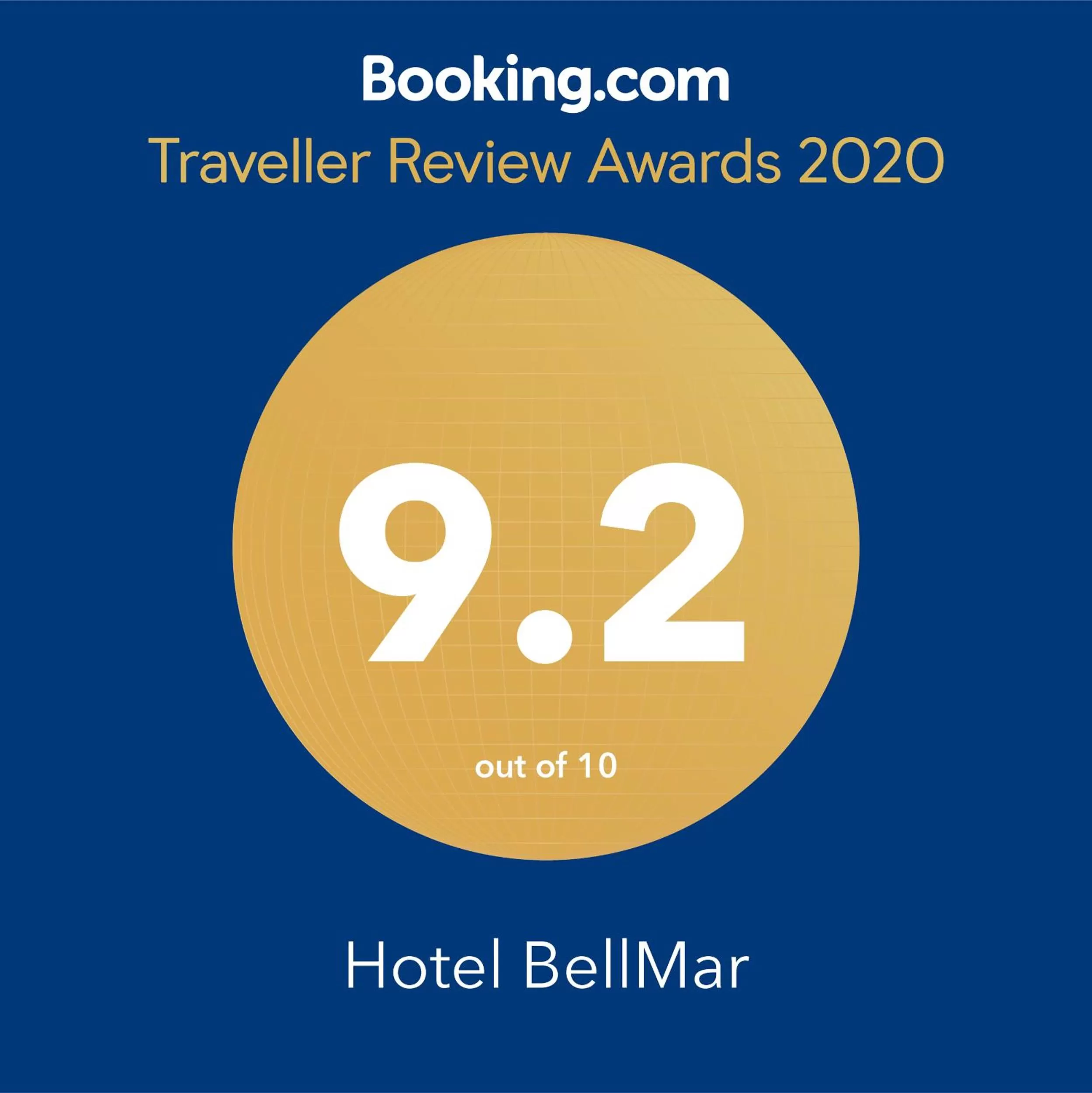Logo/Certificate/Sign in Hotel BellMar