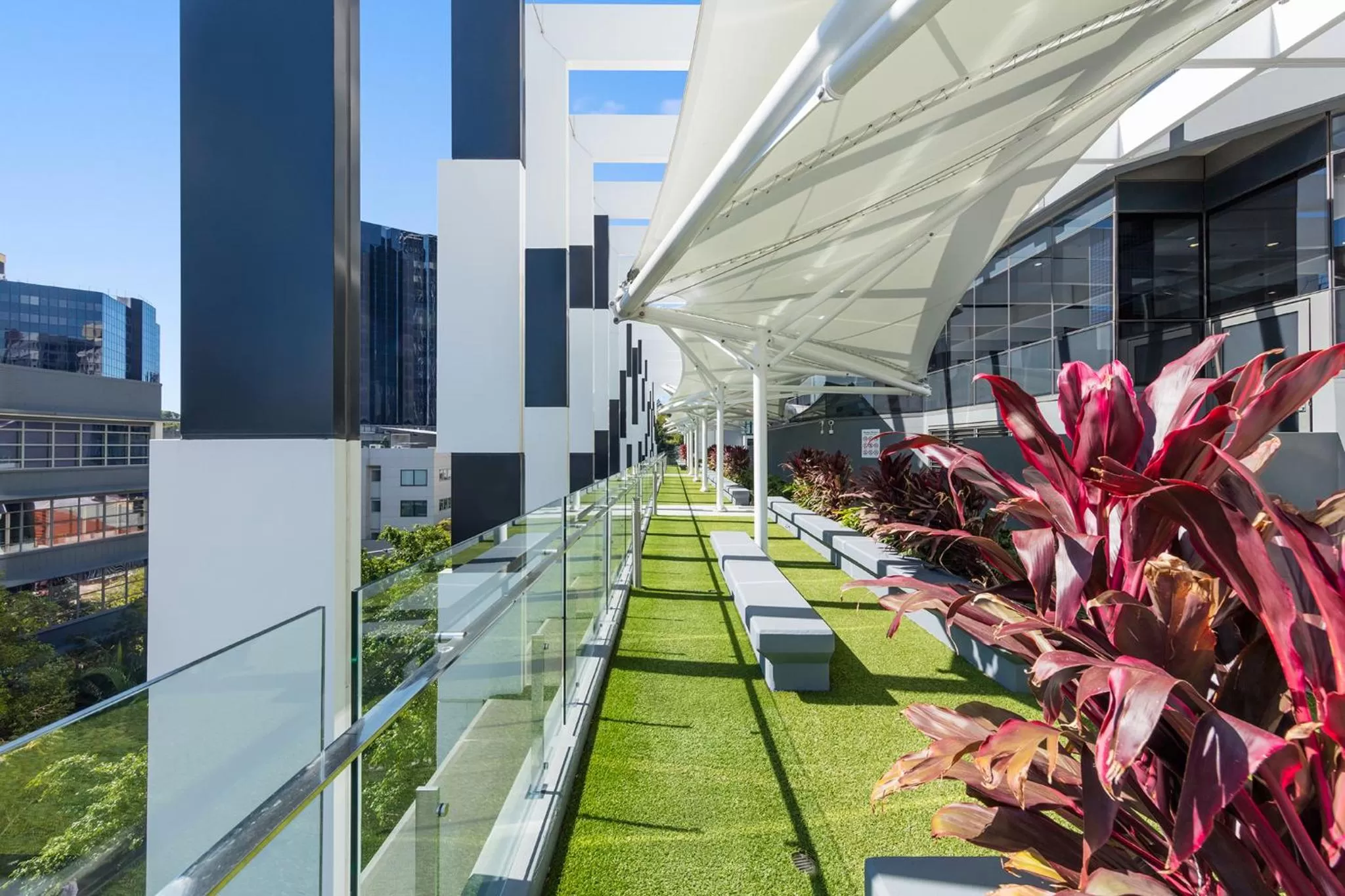 Patio in Meriton Suites Herschel Street, Brisbane