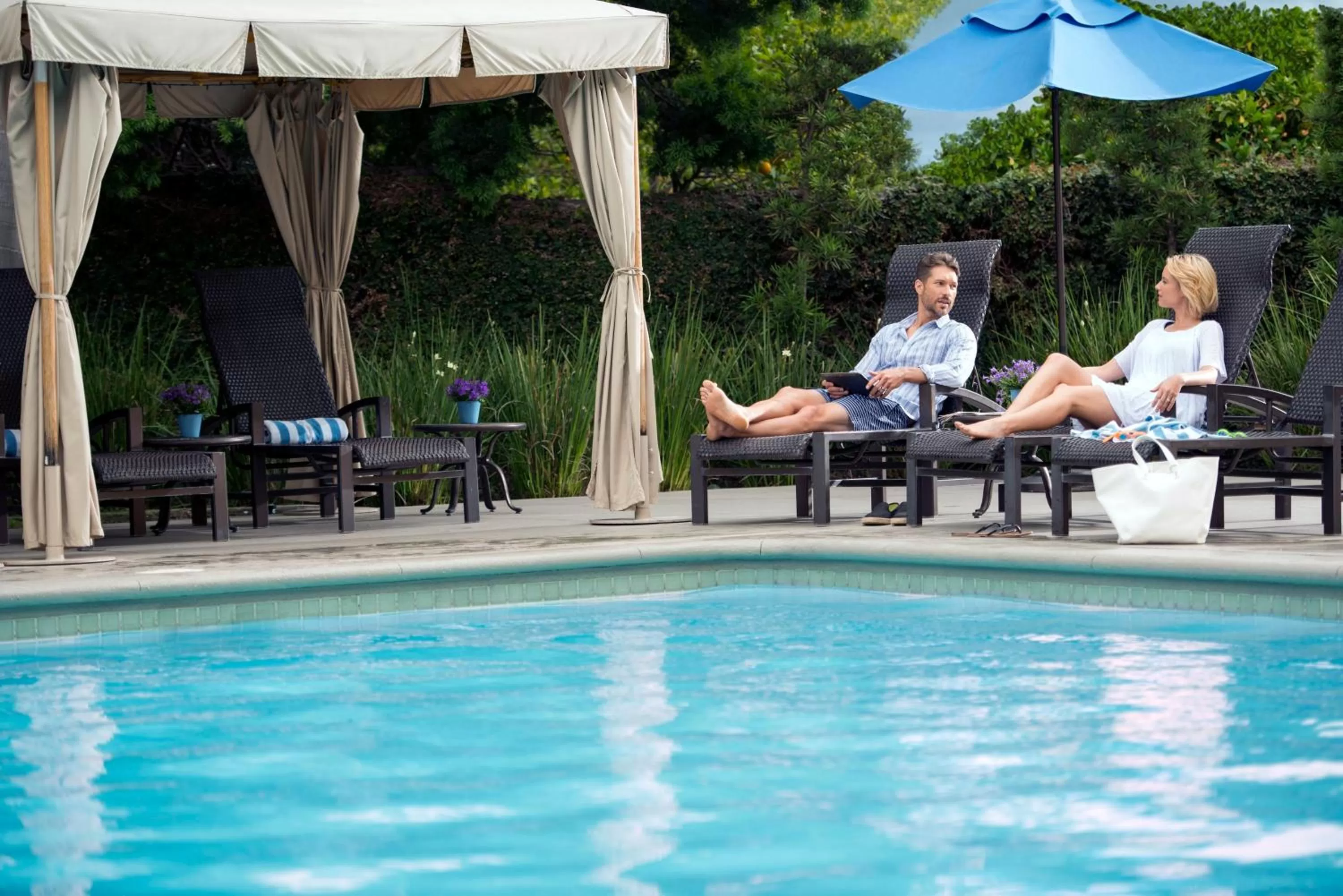 Swimming pool in Crowne Plaza Costa Mesa Orange County by IHG