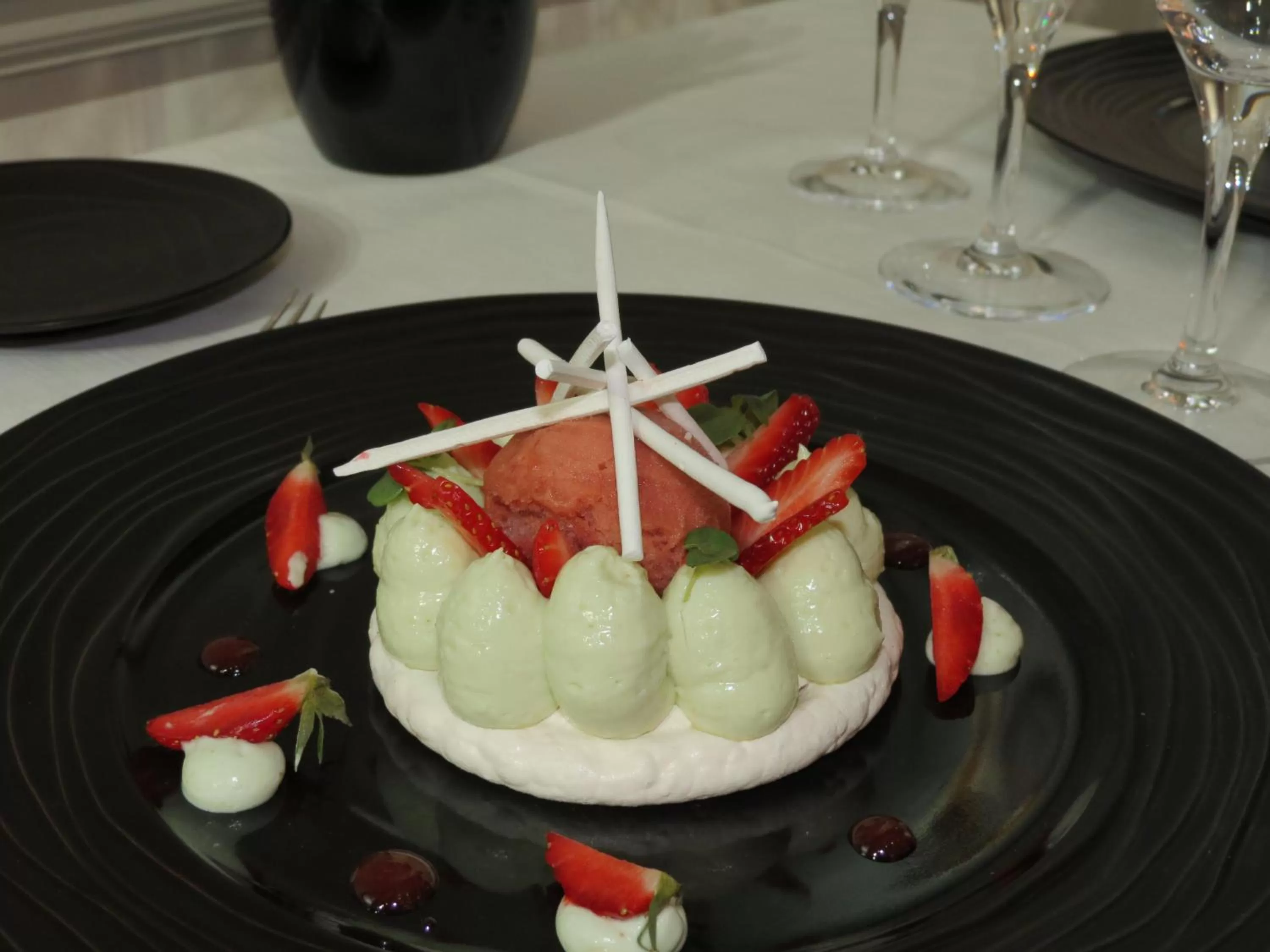 Food close-up in Clos St Eloi, The Originals Relais (Relais du Silence)