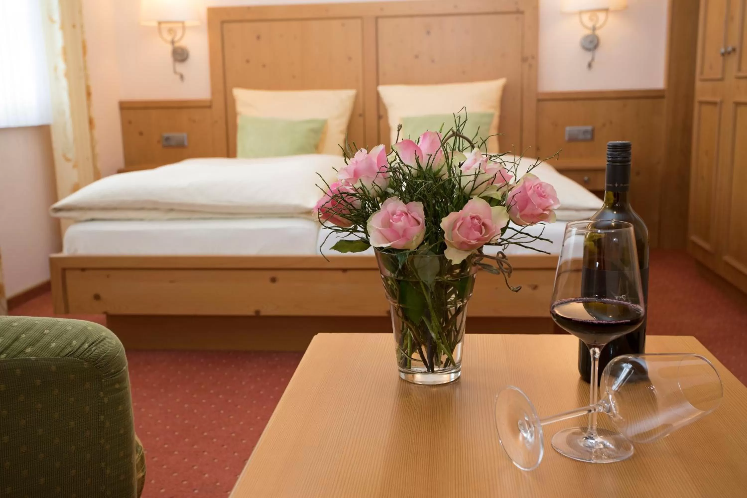 Bed in Hotel Lindenhof