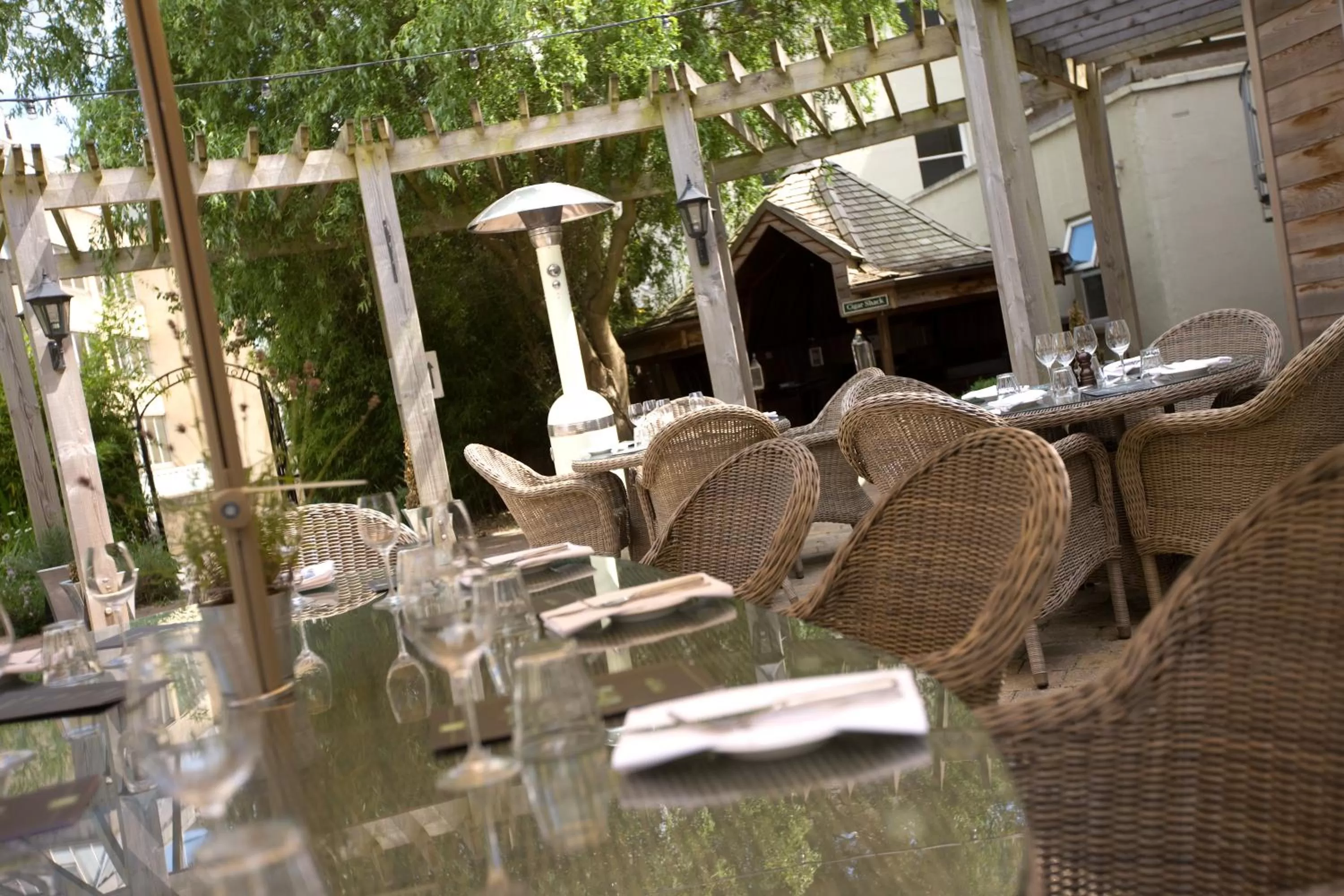 Garden in Hotel du Vin Cheltenham