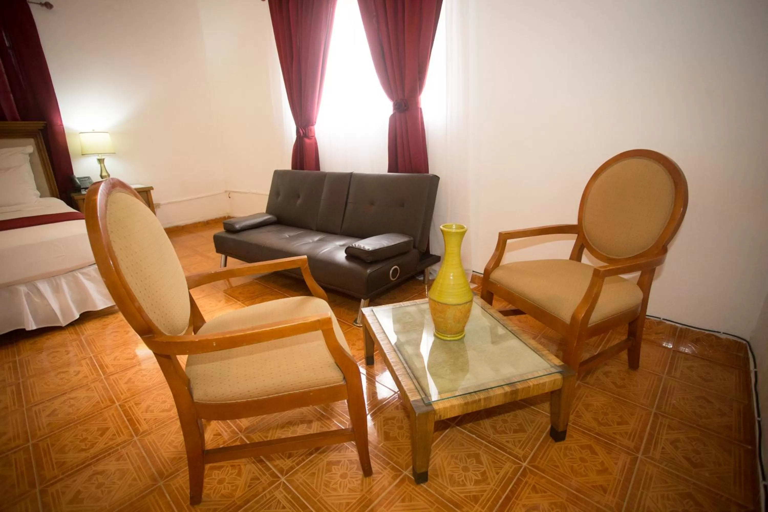 Seating area in Auberge Villa Cana