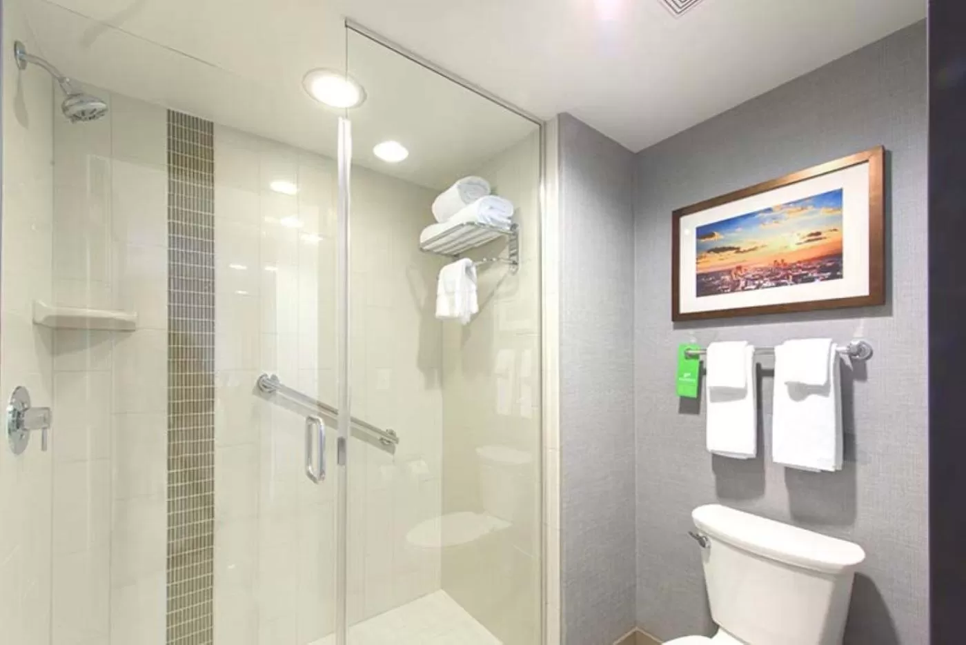 Shower in DoubleTree by Hilton Asheville Downtown