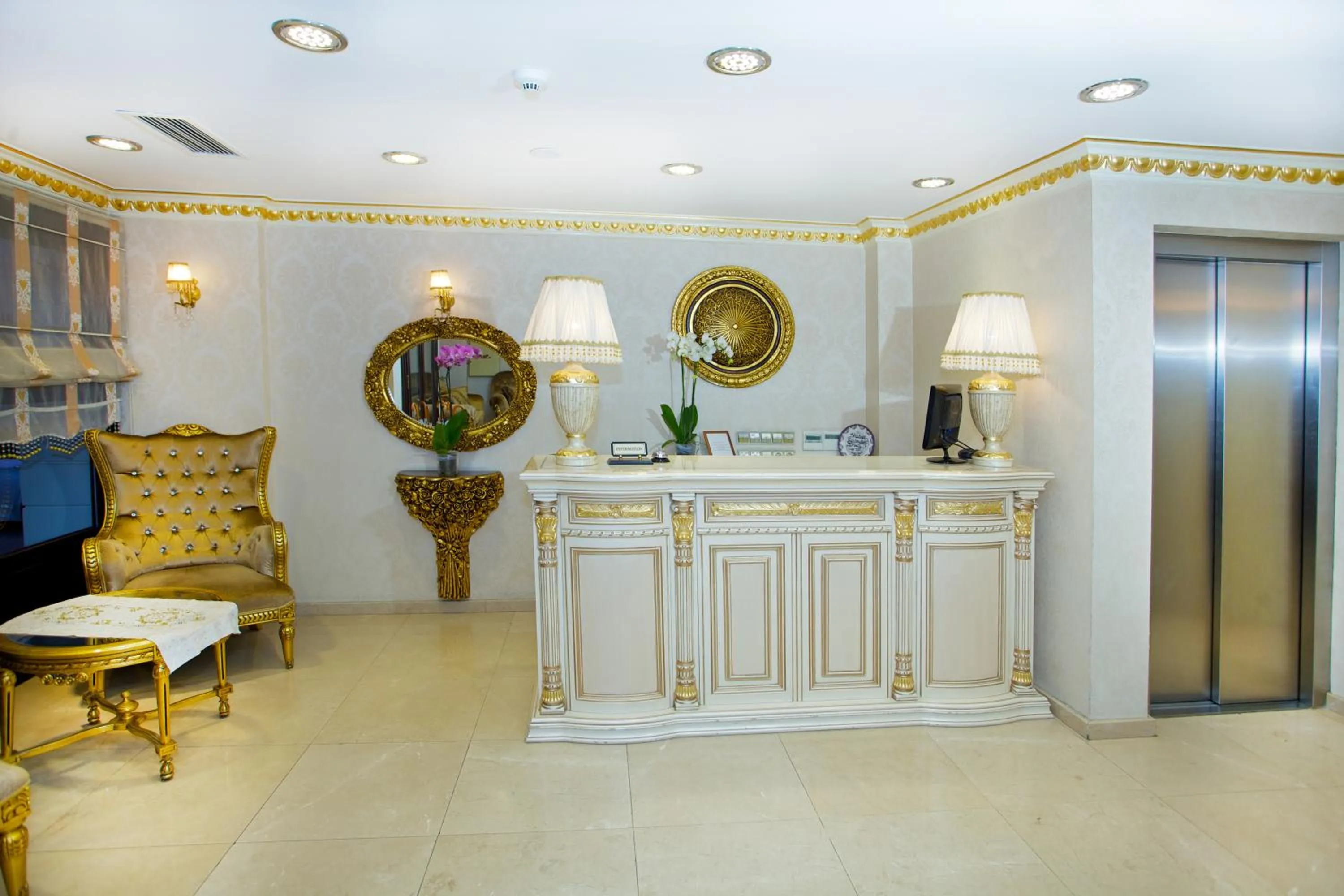 Lobby or reception in White House Hotel Istanbul