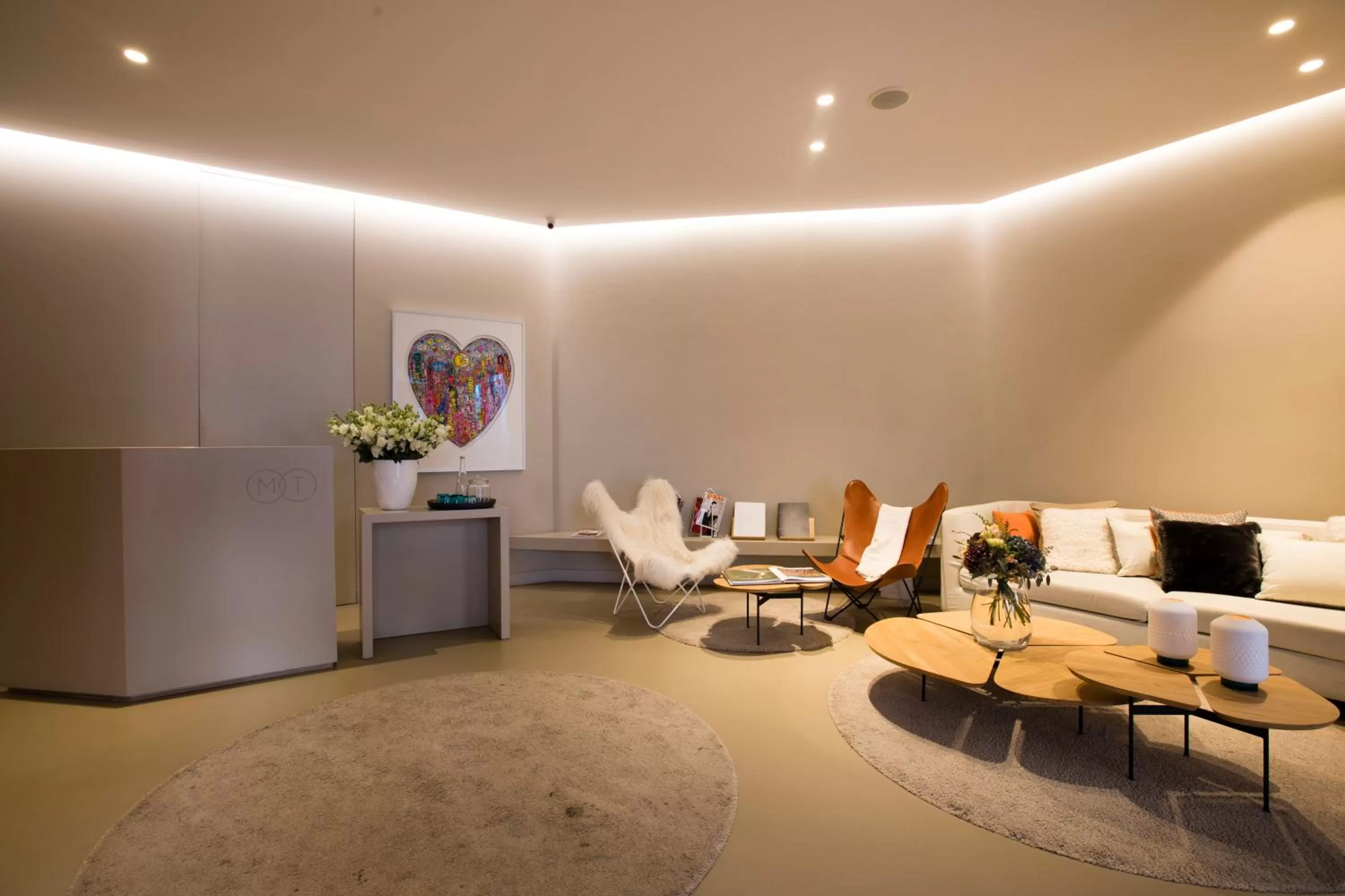 Lobby or reception in Relais & Châteaux La Maison Des Têtes