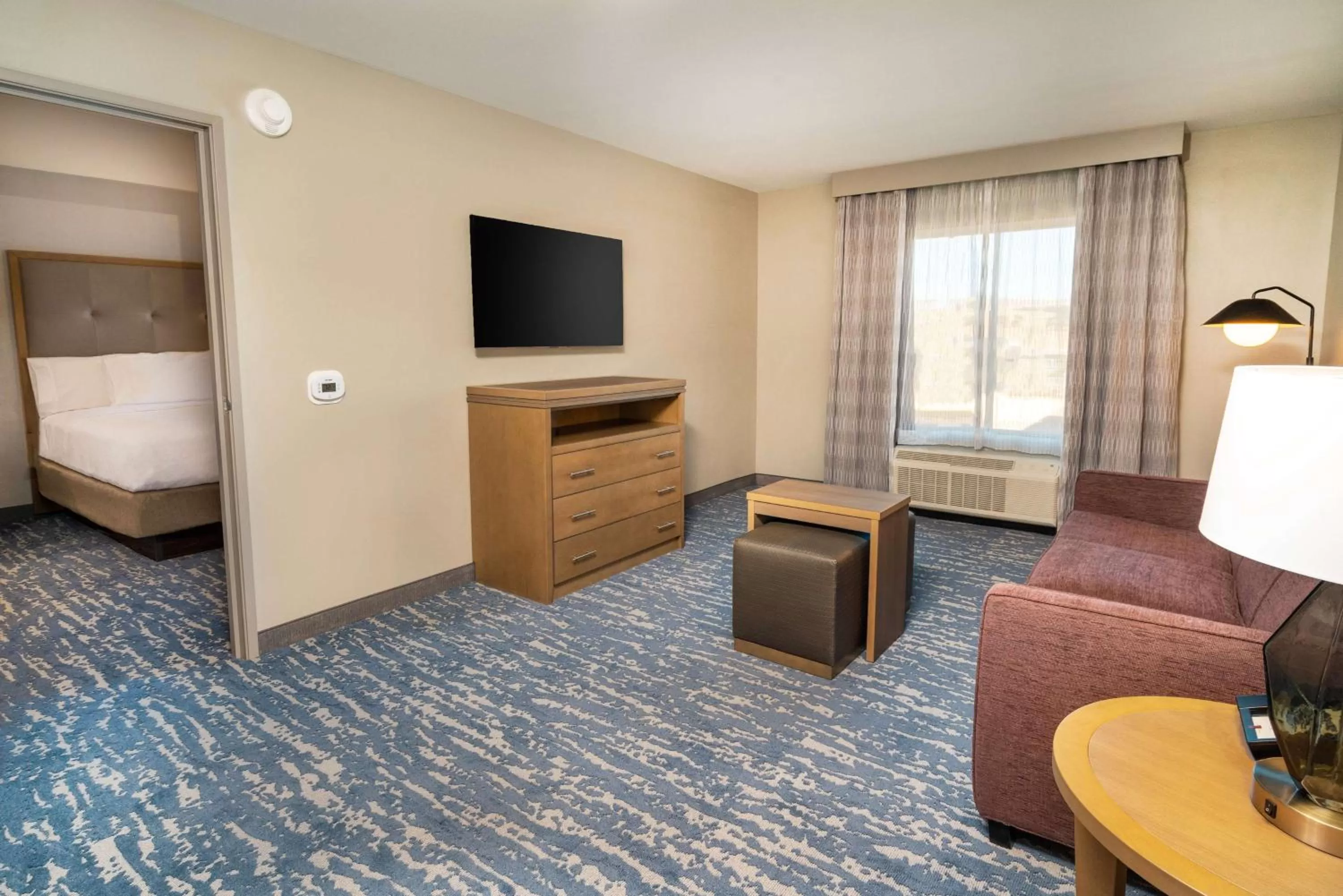 Living room, Bed in Homewood Suites By Hilton Livermore, Ca
